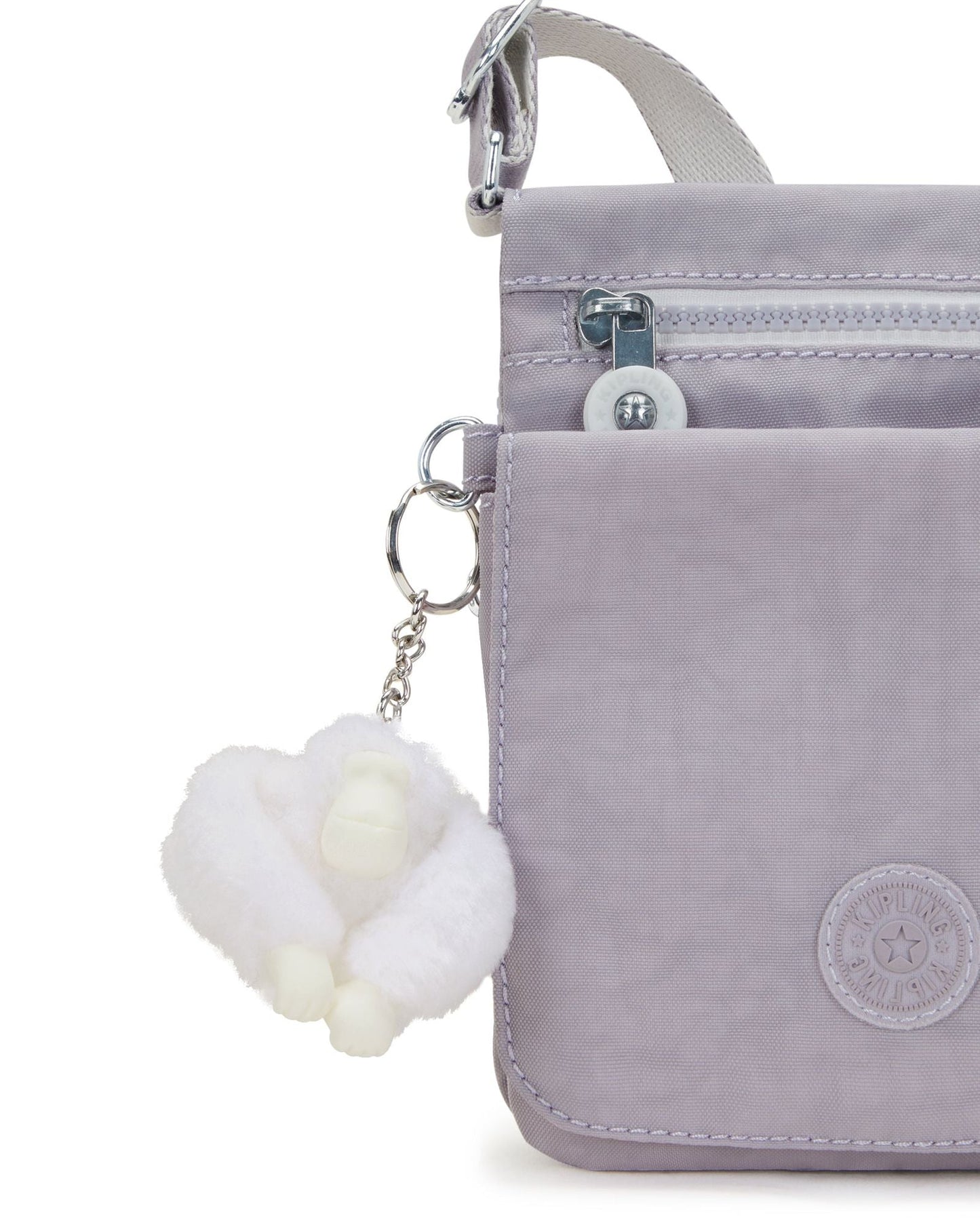 Kipling New Eldorado Tender Grey Small Crossbody Bag C2I7291-1FB