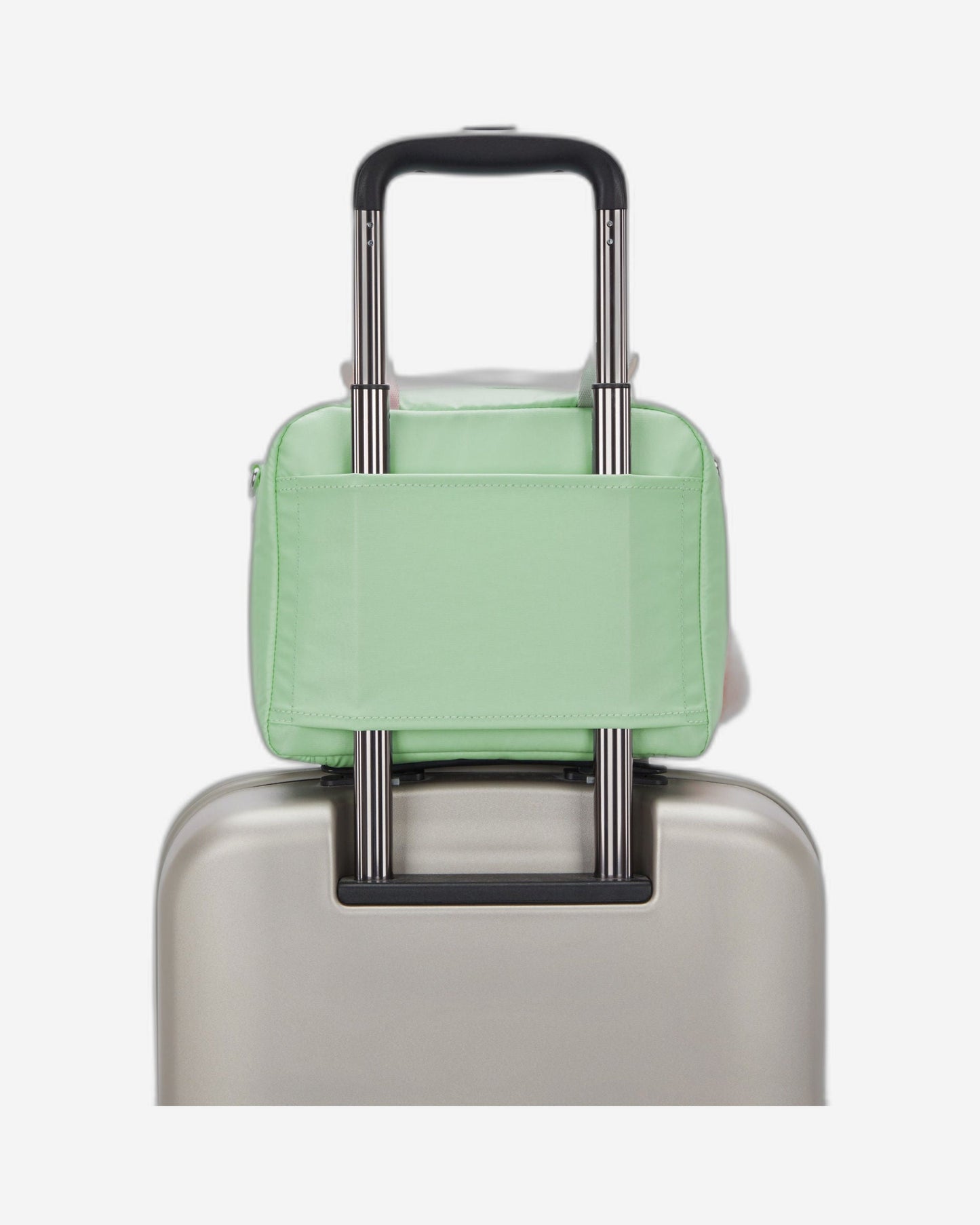 Kipling Miyo Soft Green Met Large Lunch Bag with Trolley Sleeve C2I7363-5KY