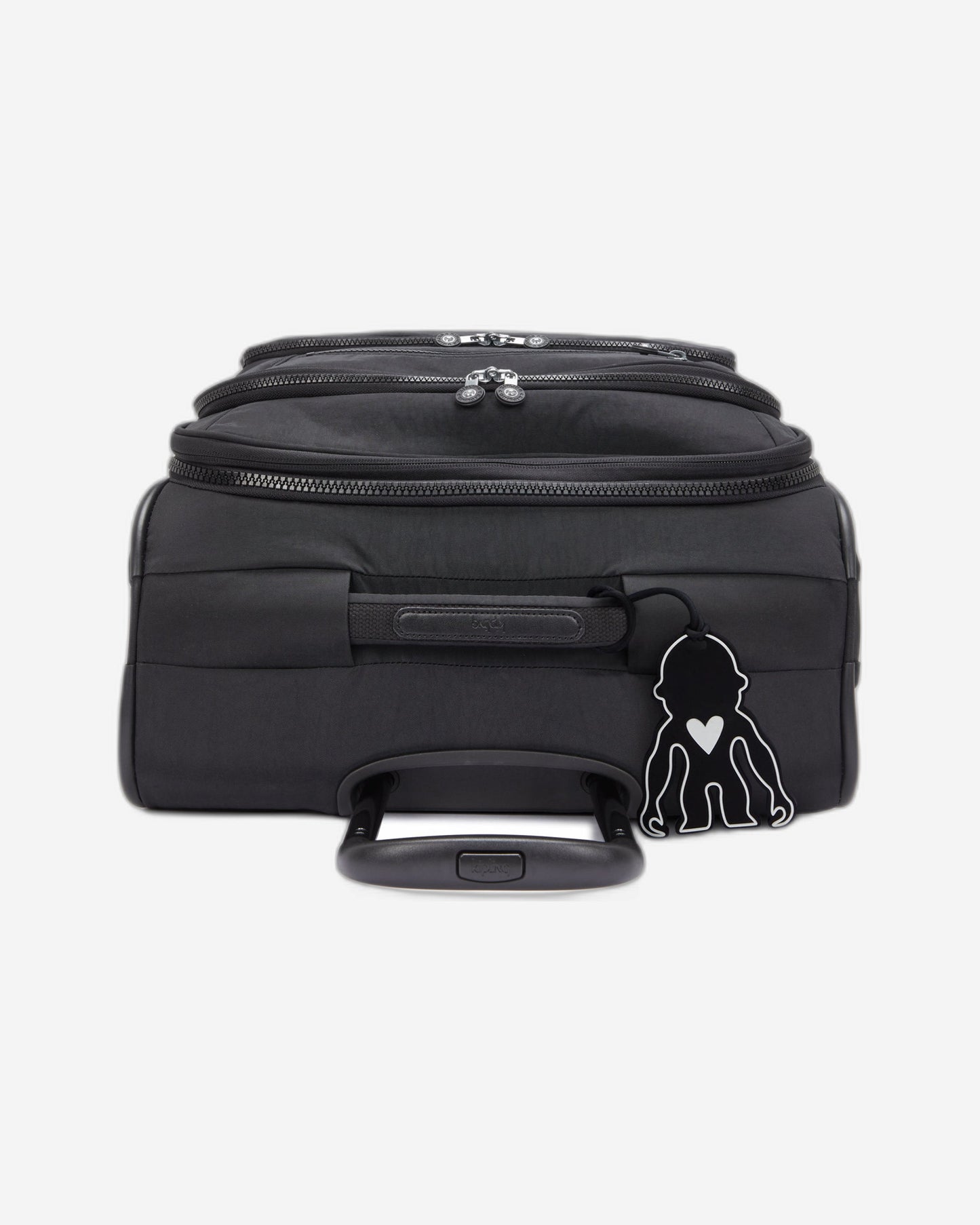Kipling New Youri Spin M Black Noir Medium Expandable Wheeled Luggage I7706-P39