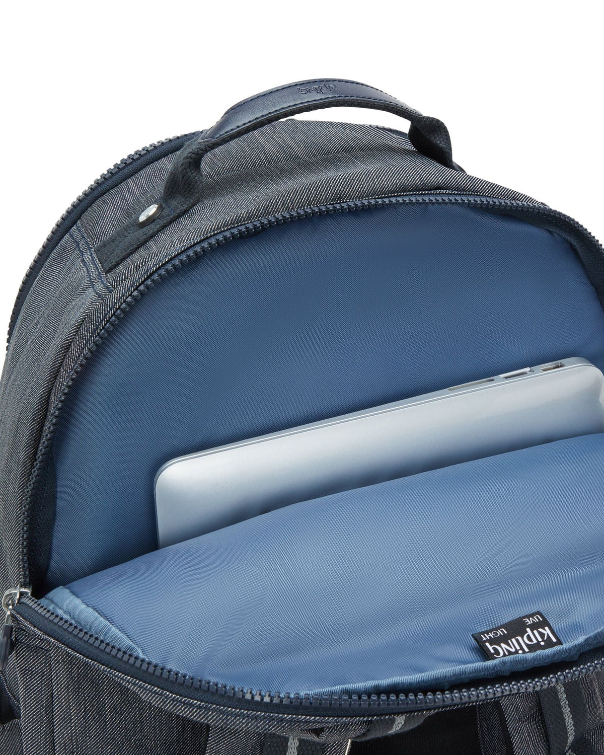 Kipling Seoul College Marine Navy Large Backpack C2I7866-58C