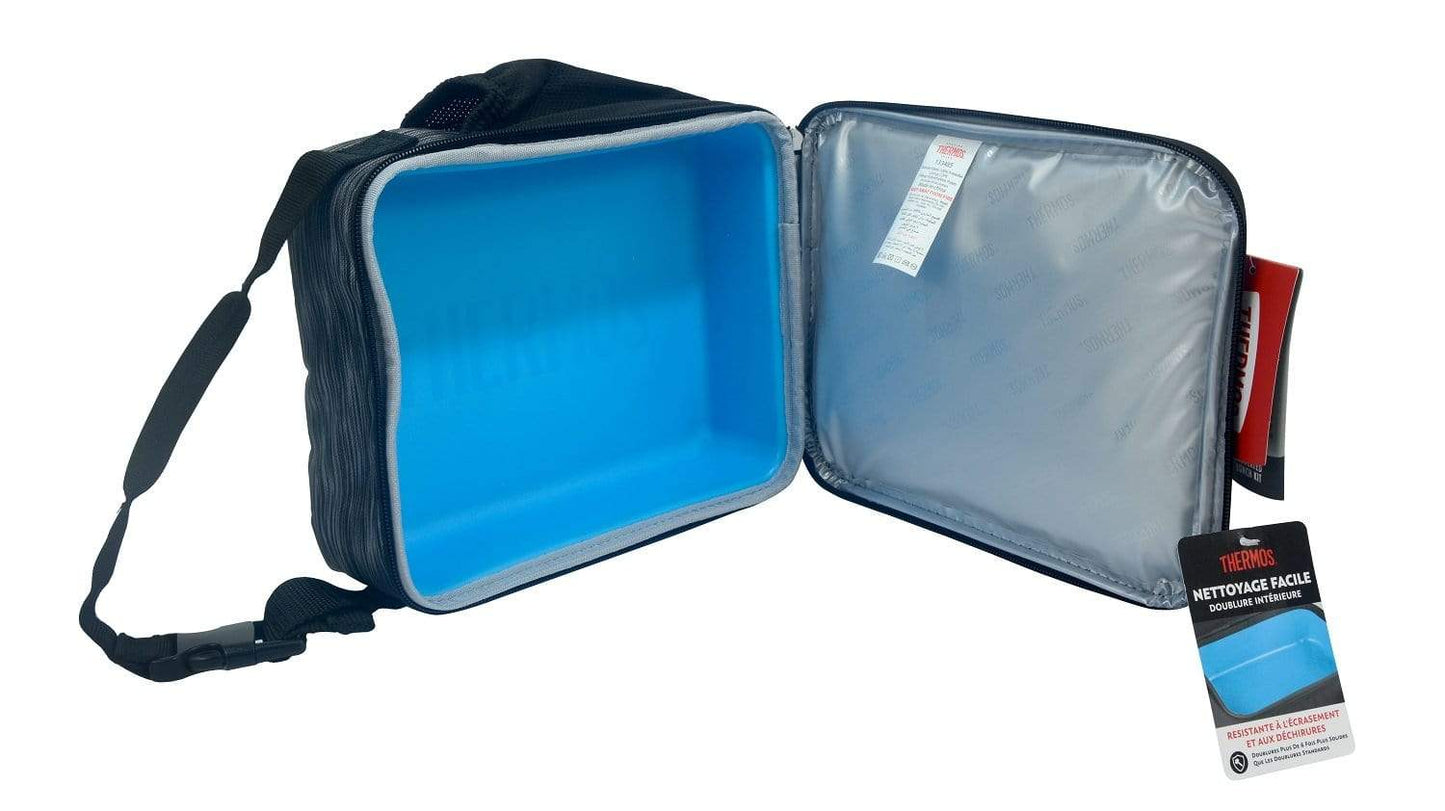 Thermos Lunch Bag Uprights Boy Black Gray - 133485