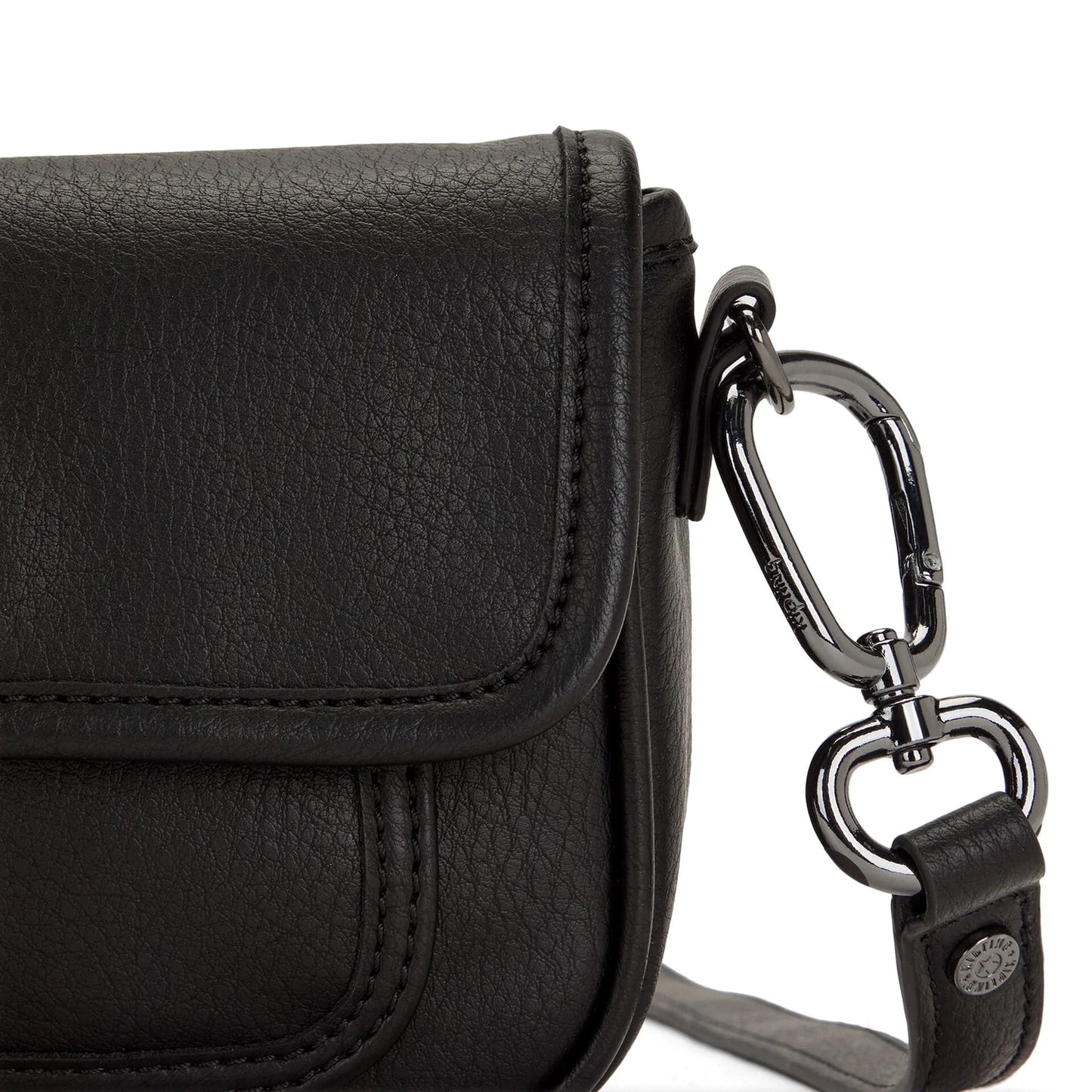 Inaki S R++ Black Faux Leather