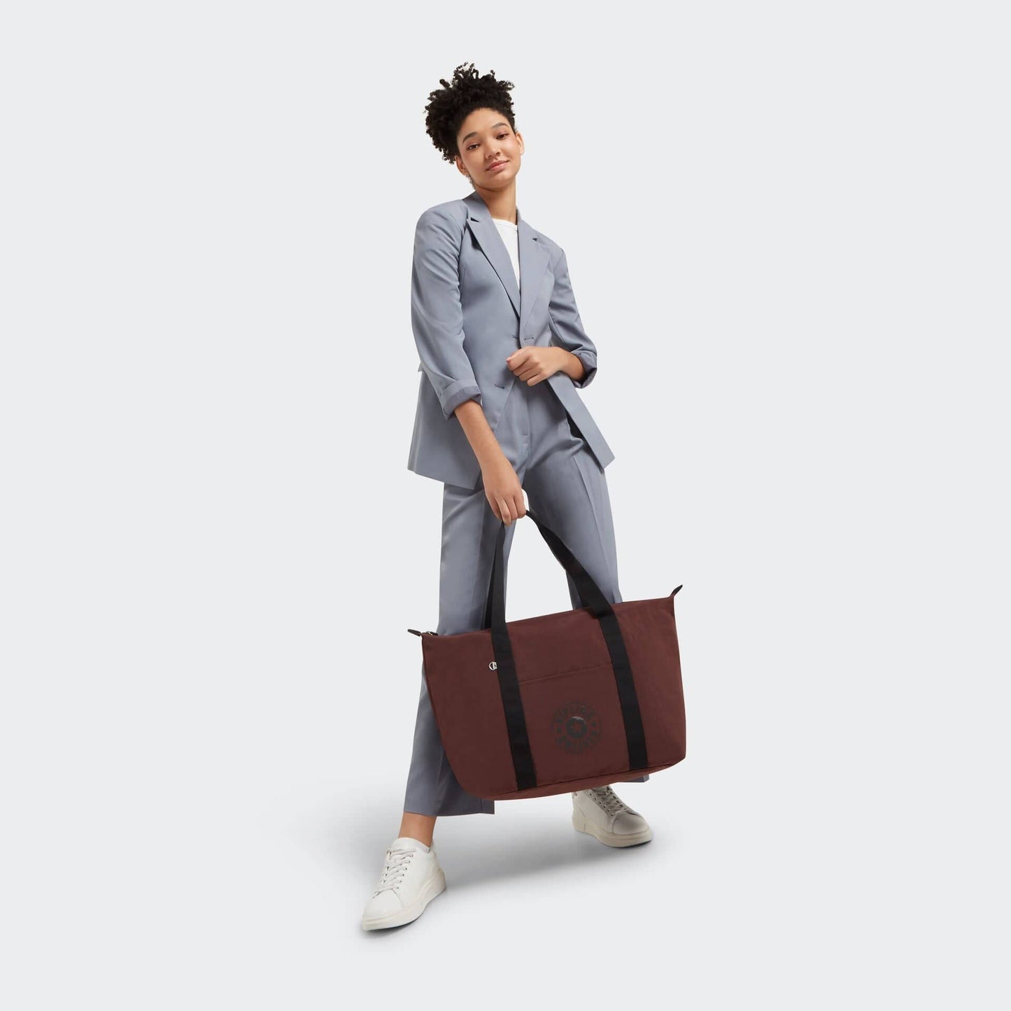 Kipling-Art M Lite-Large Tote-Mahogany C-I5893-Pp5