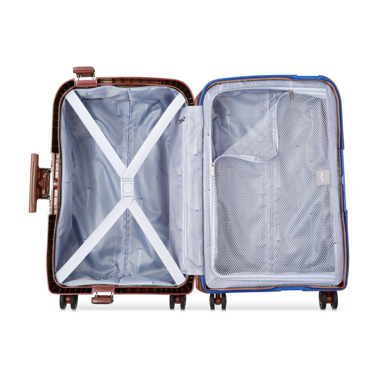 Delsey Paris Moncey 2.0 55Cm Hardcase 4 Double Wheel Cabin Luggage Trolley Red - 00384480114