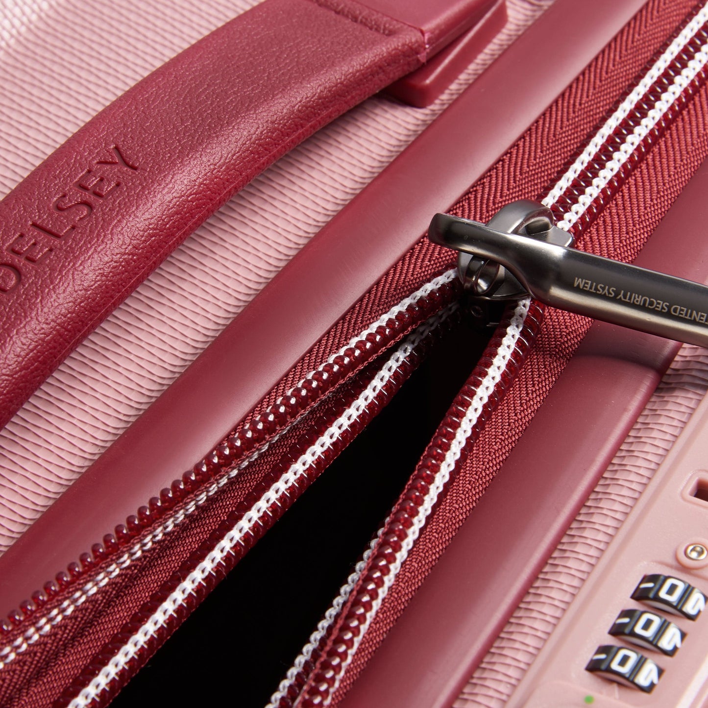 Delsey Paris Chatelet Air 2.0 55cm Hardcase 4 Double Wheel Cabin Luggage Trolley Pink - 00167680109
