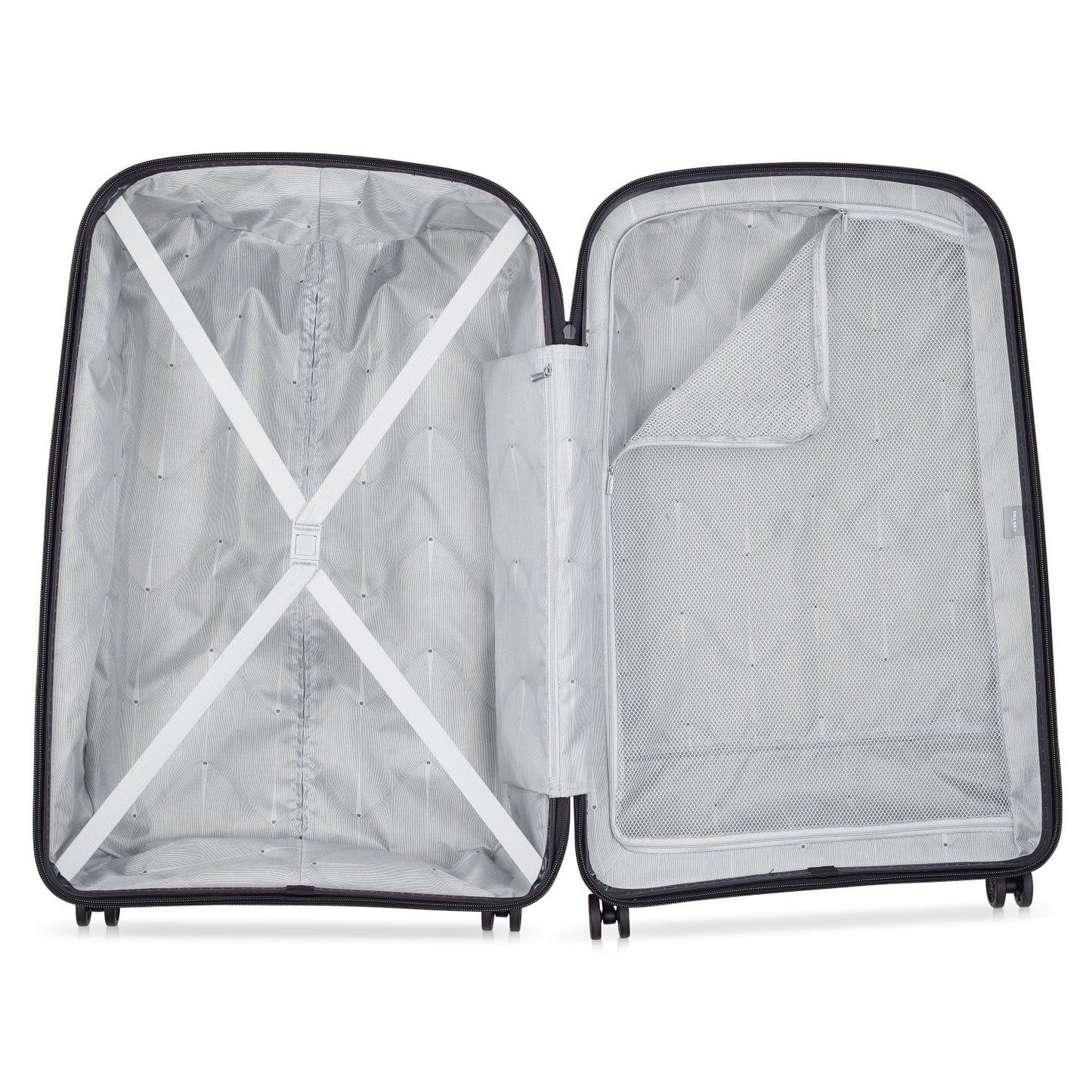 Delsey Paris Belmont Plus 83Cm Hardcase 4 Double Wheel Expandable Cabin Lugagge Trolley Black - 00386183000