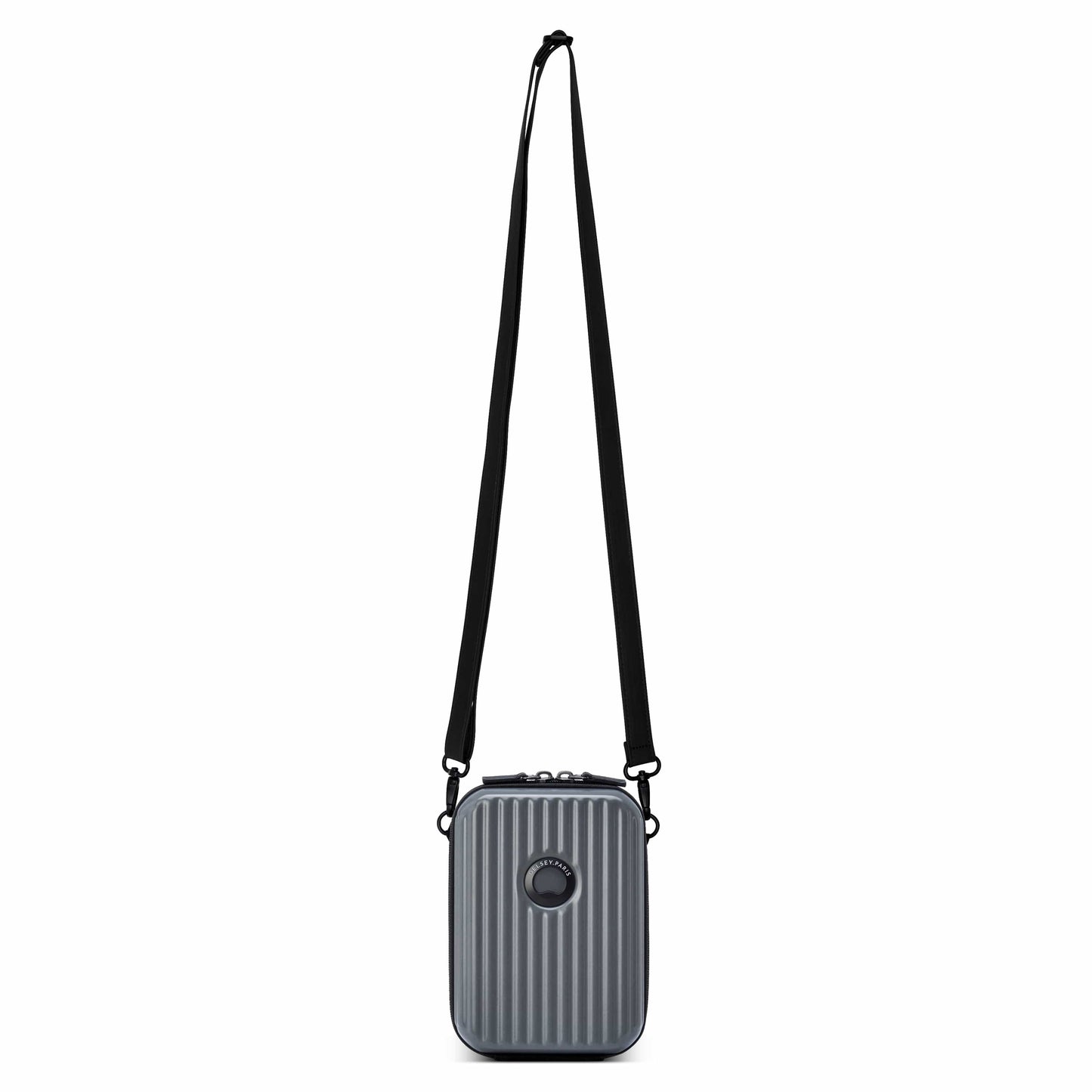 Delsey Paris Securitime Hardcase Clutch With Removable Shoulder Strap Anthracite - 00217311501