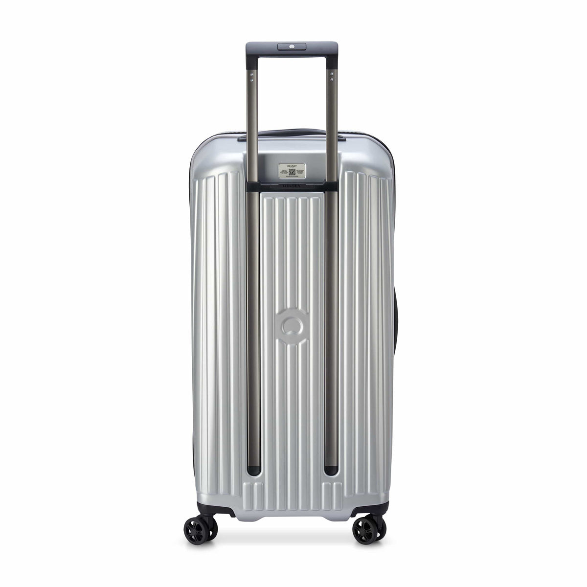 Delsey Paris Securitime Trunk 73Cm Hardcase 4 Double Wheel Check-In Luggage Trolley Silver - 00217281811