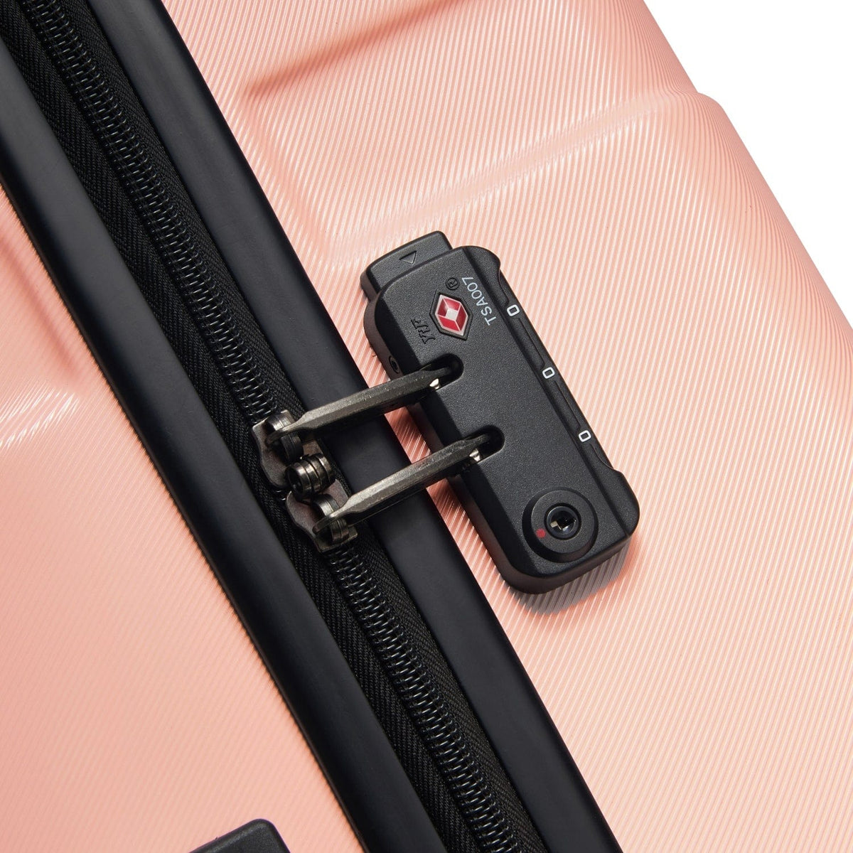 Delsey Paris Airship 2.0 2Piece Set 55+77Cm 4 Double Wheel Cabin & Check-In Luggage Trolley Pink - 3219110519389
