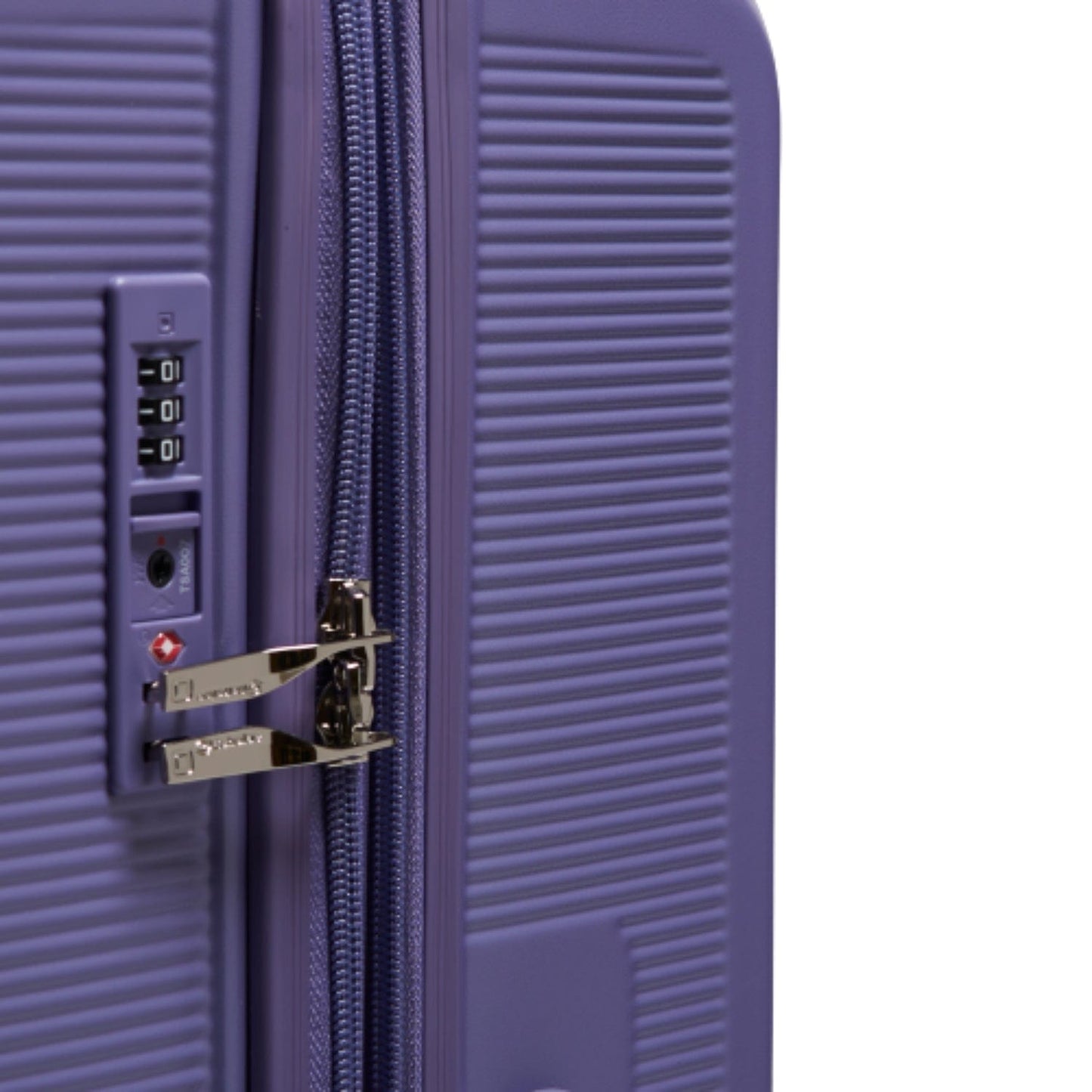 Echolac Sense 56+67+78cm Hardcase Expandable 4 Double Wheel 3 Piece Luggage Trolley Set Purple - CTH0023S -3PC SET PURPLE