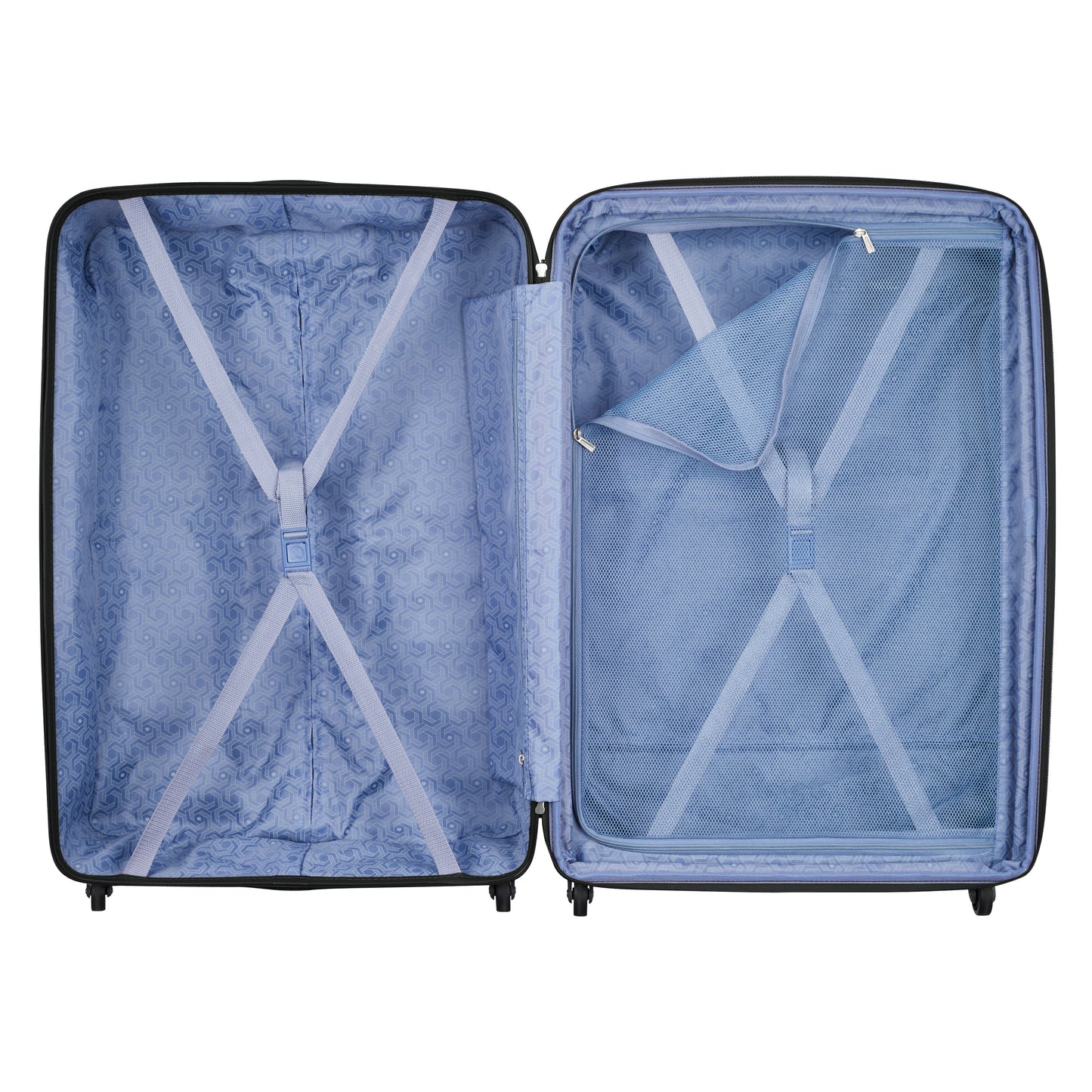 Delsey Paris Lagos 82cm Hardcase Expandable 4 Double Wheel Check-In Luggage Trolley Case Black - 00387083000W9