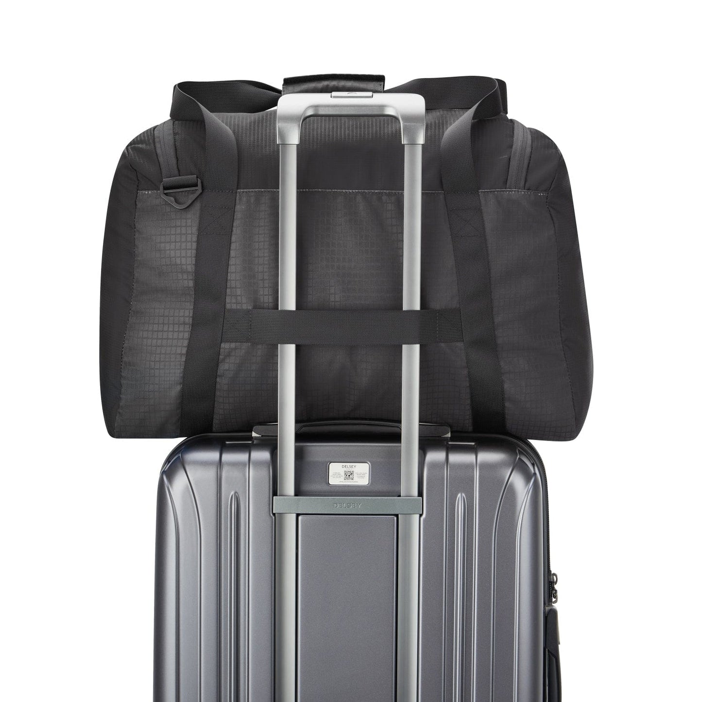 Delsey Paris Nomade 55Cm Foldable Duffle Bag Black