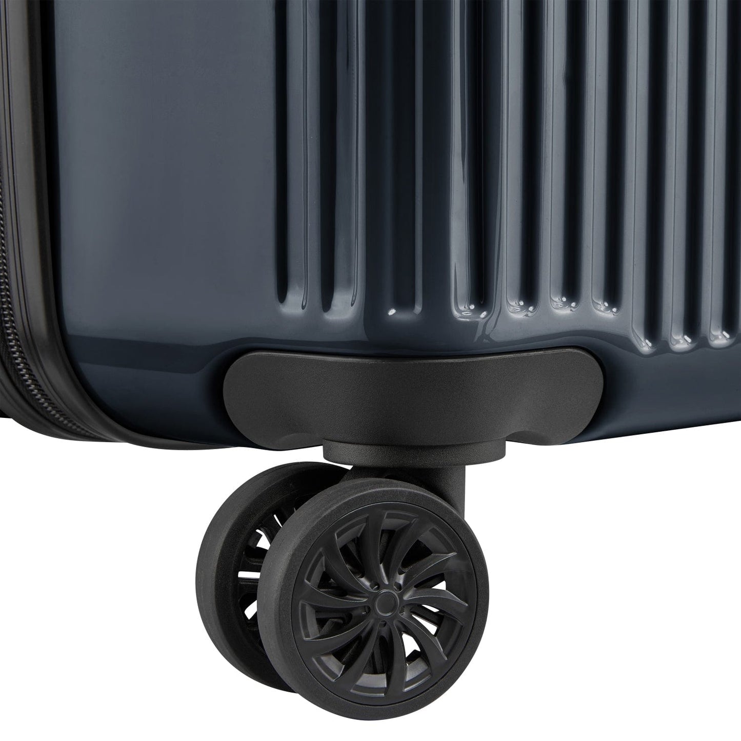 Delsey Paris Ophelie 82Cm Hardcase 4 Double Wheel Expandable Check-In Luggage Trolley Glossy Blue - 00389383162Me