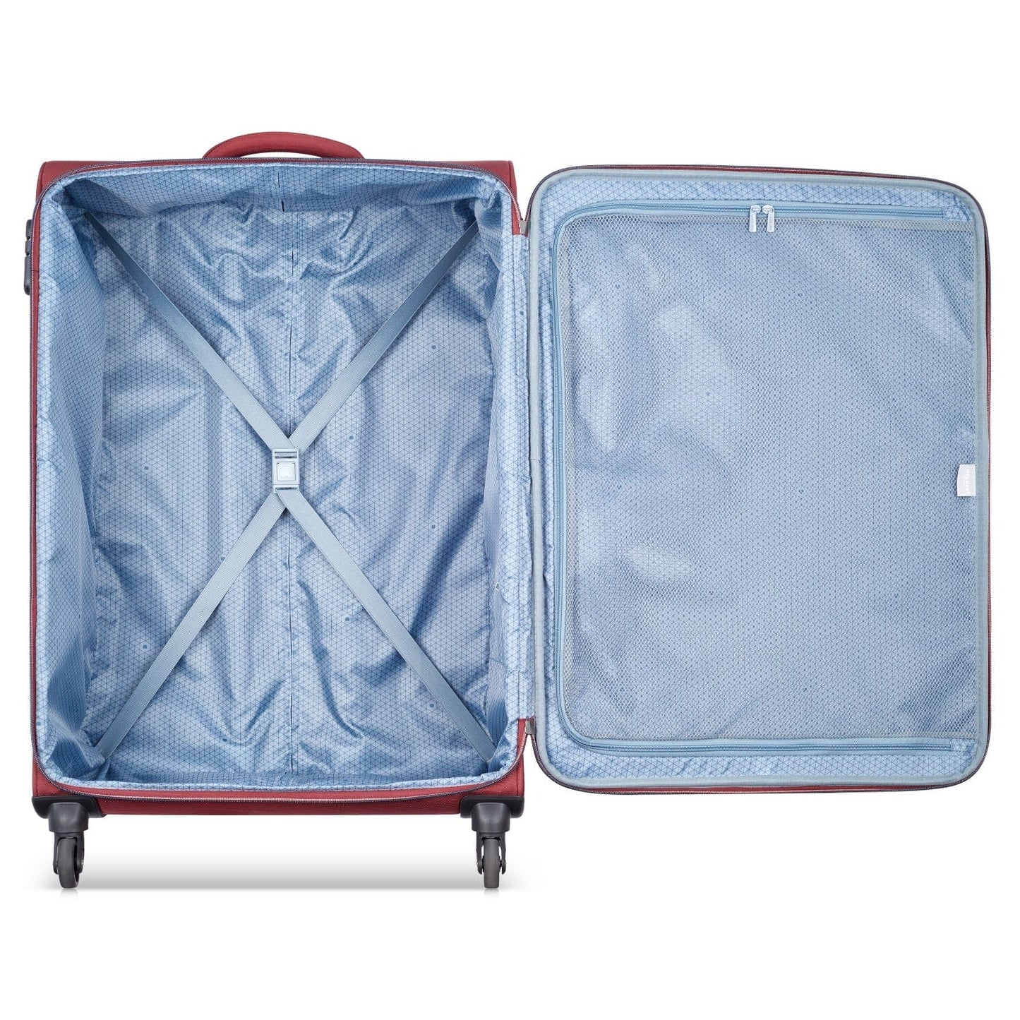 Delsey Paris Cuzco 78cm Softcase 4 Wheel Check-In Luggage Trolley Case Red - 00390682104