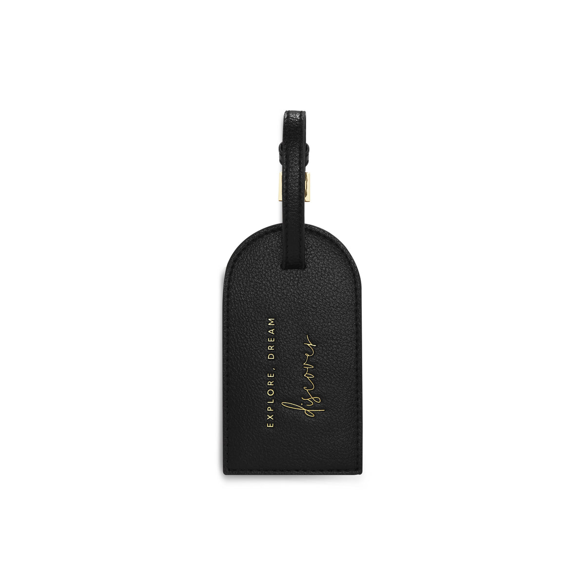 KTLX LUGGAGE TAG EXPLORE DREAM DISCOVER BLACK - Jashanmal Home
