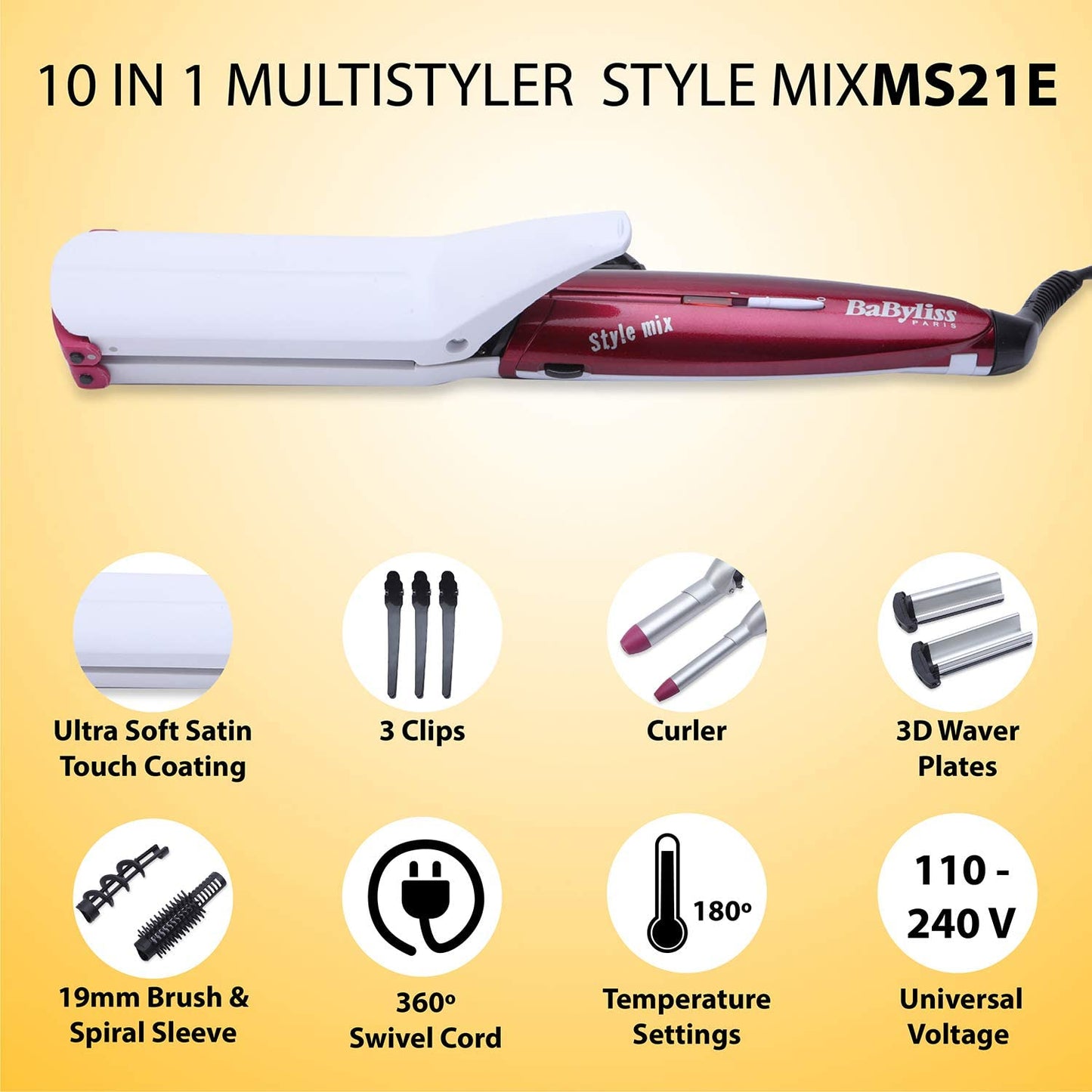 Babyliss 10-In-1 Multi Purpose Hair Styler