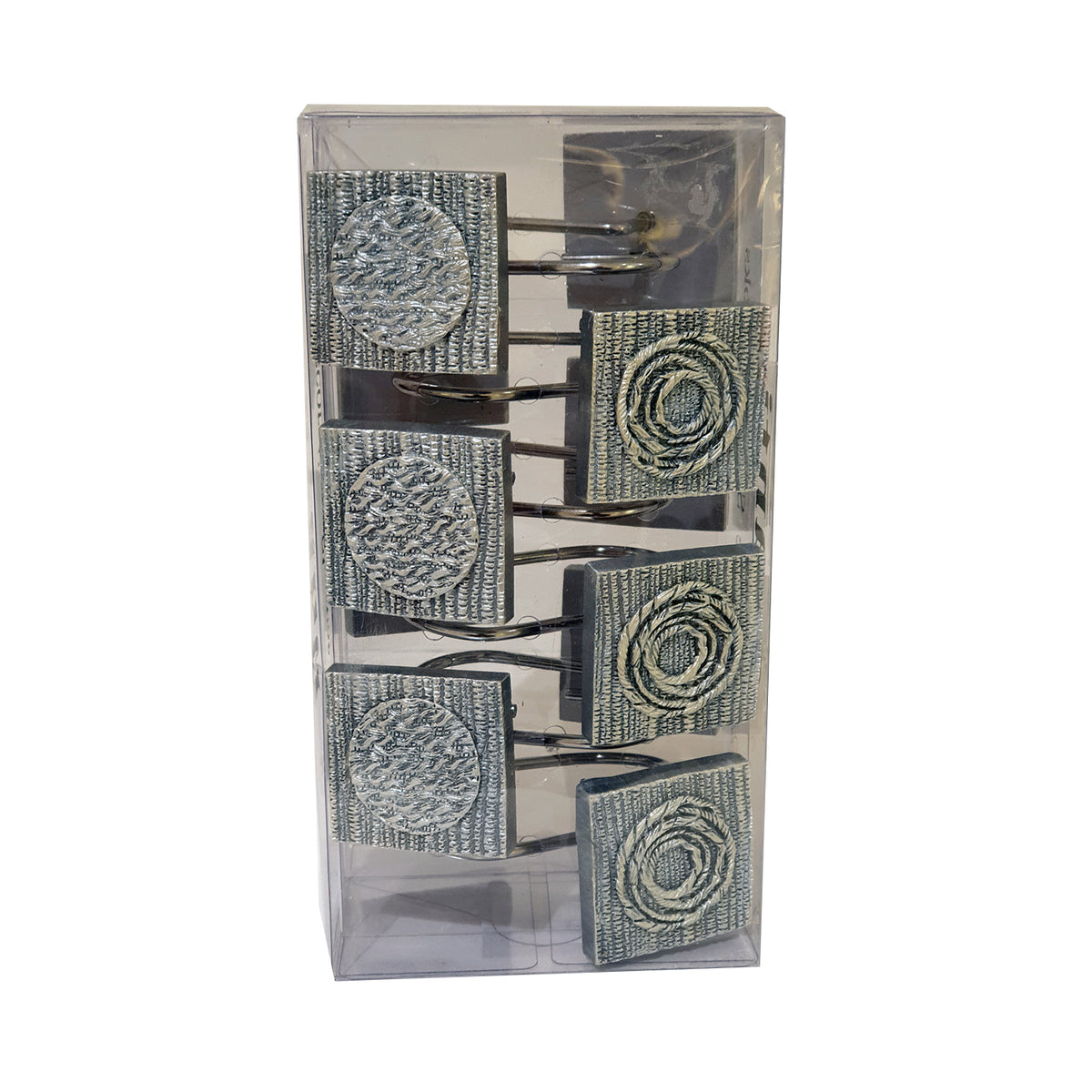 Avanti Galaxy Silver Shower Curtain Hooks