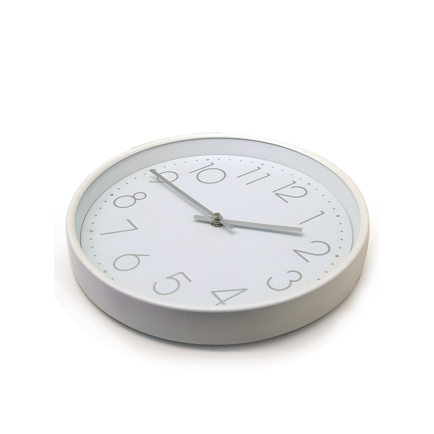 Wer Wall Clock Metal White 30X4X30Cm