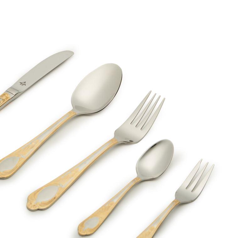 Cameo One Side Goldplated 68Pc Cutlery Set - Gl21/Gpbx