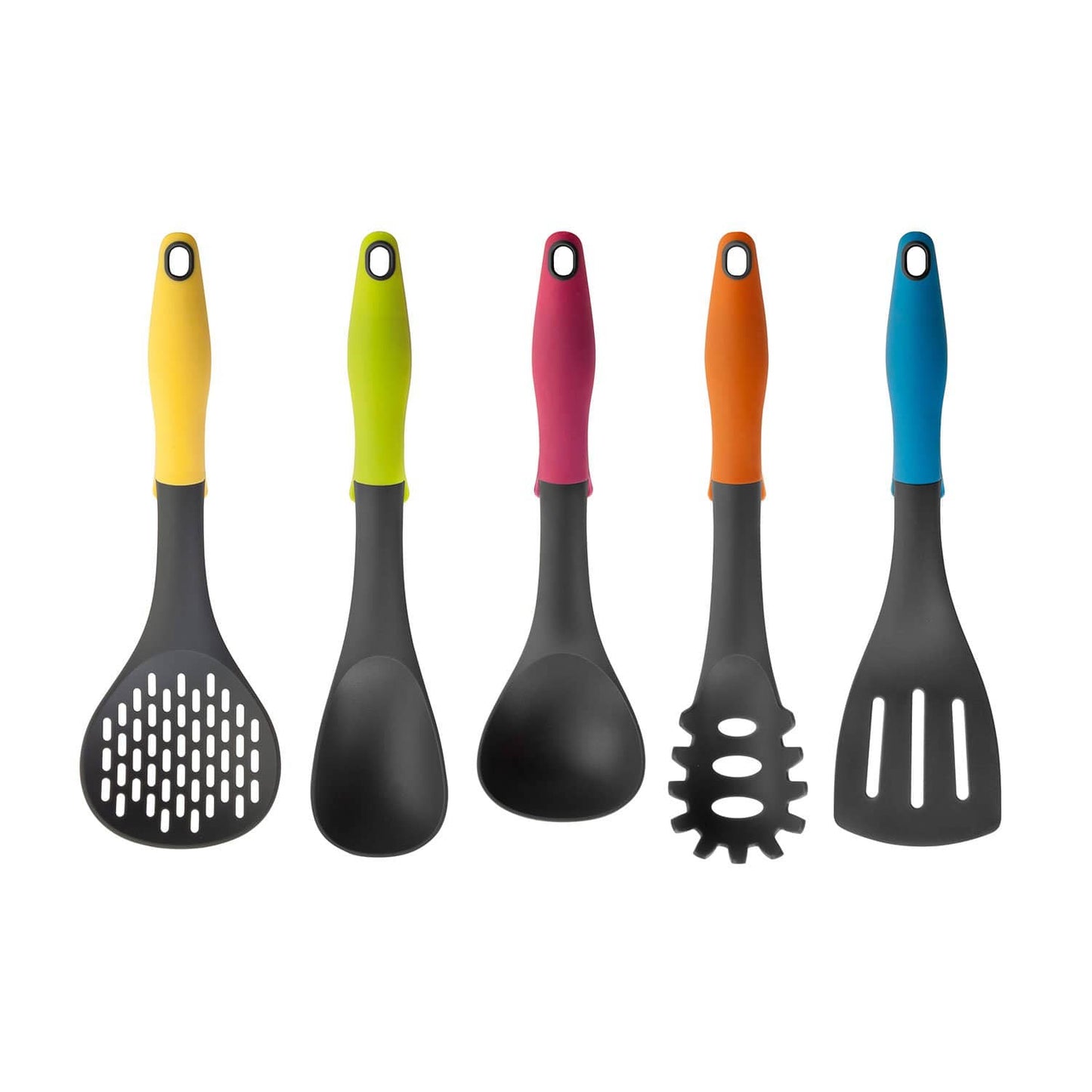 Ibili Colorful 6Pc Set Utensil And Holder - 740500