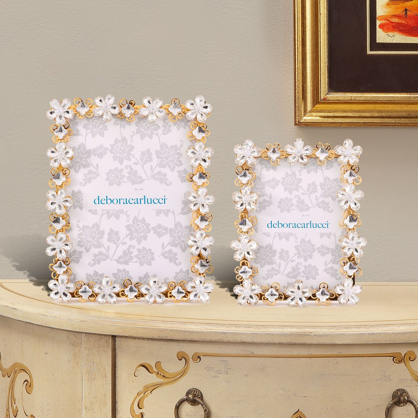 Dubai/Pict. Frame Gold Met And Crist.Cm 20X10-H26 - Dc6174/Or