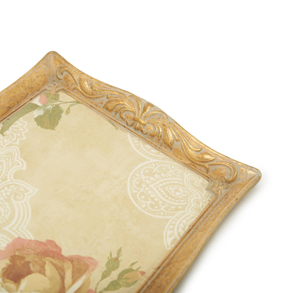 Sezzatini Lavinia Oro Medium Rectangle Tray With 34 X 47Cm - Vl-246-4-3707