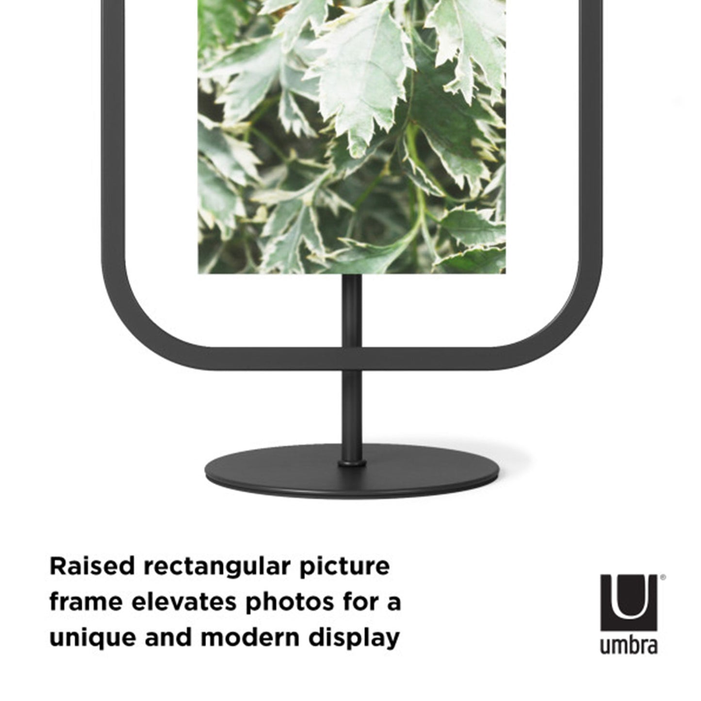 Umbra Infinity Sqround Picture Frame 4X6 Black - 1012269-040