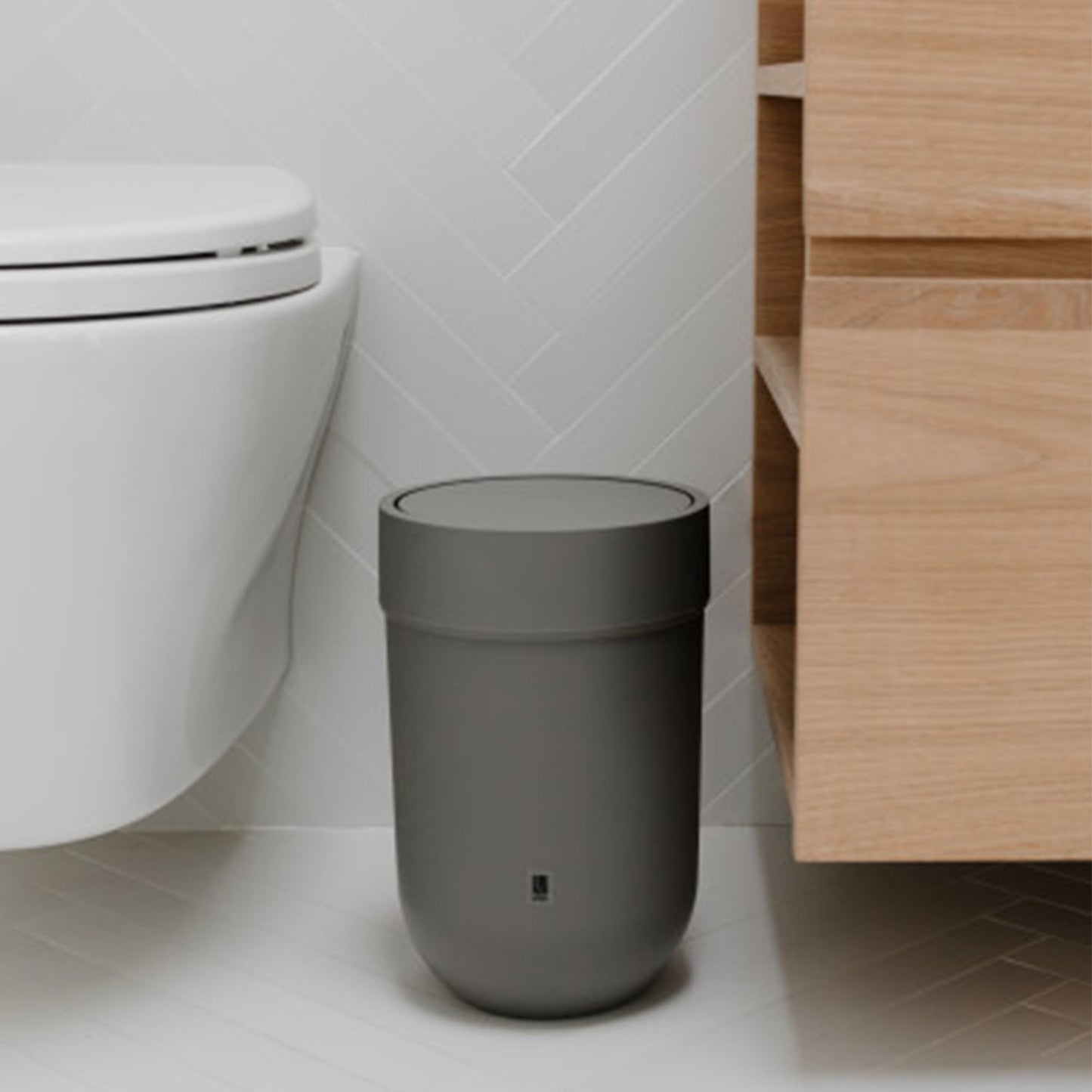 Umbra Touch Trash Can With Lid 6L Grey - 023269-918