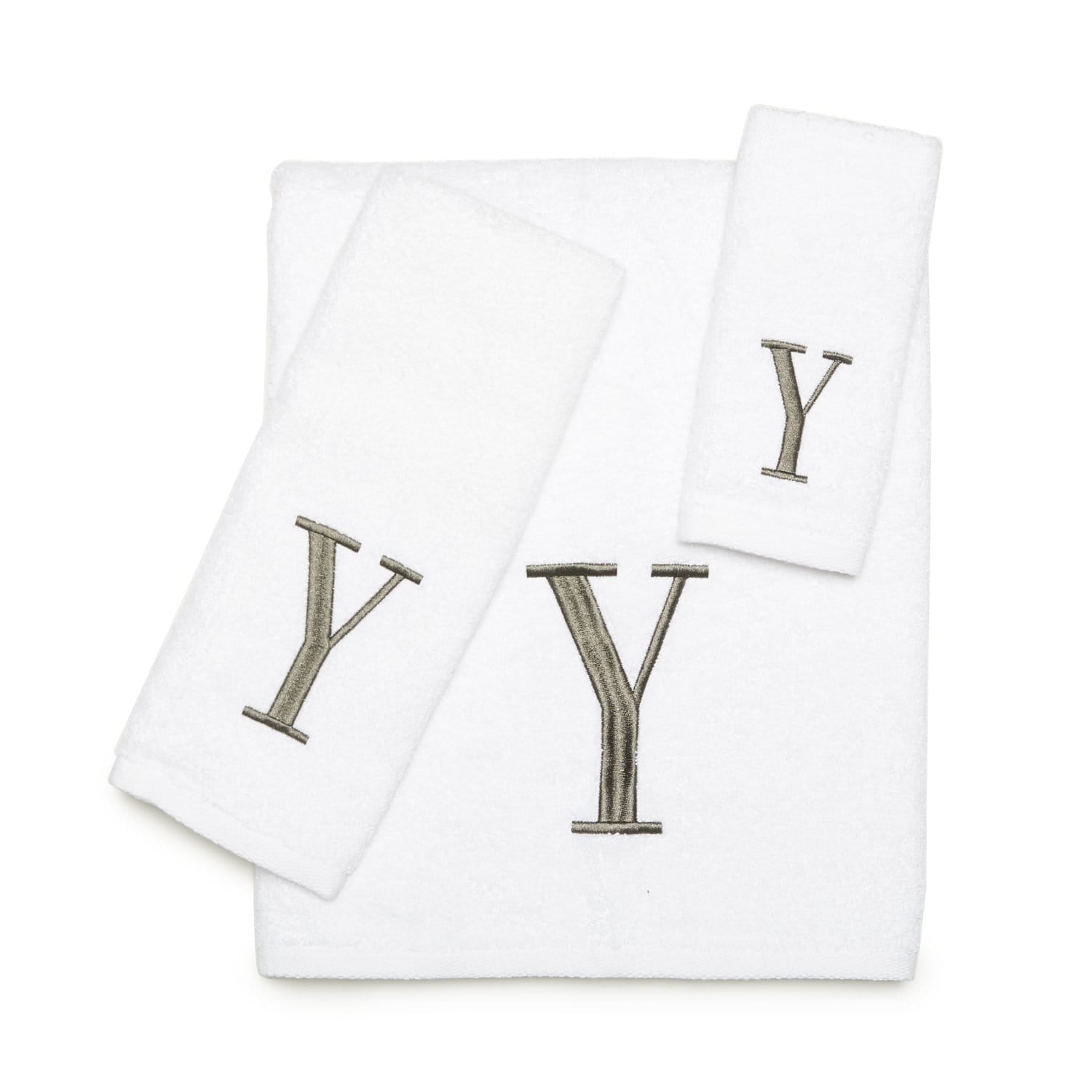 Avanti Monogram Block Letter Y - White And Silver - 022574Y - Jashanmal ...