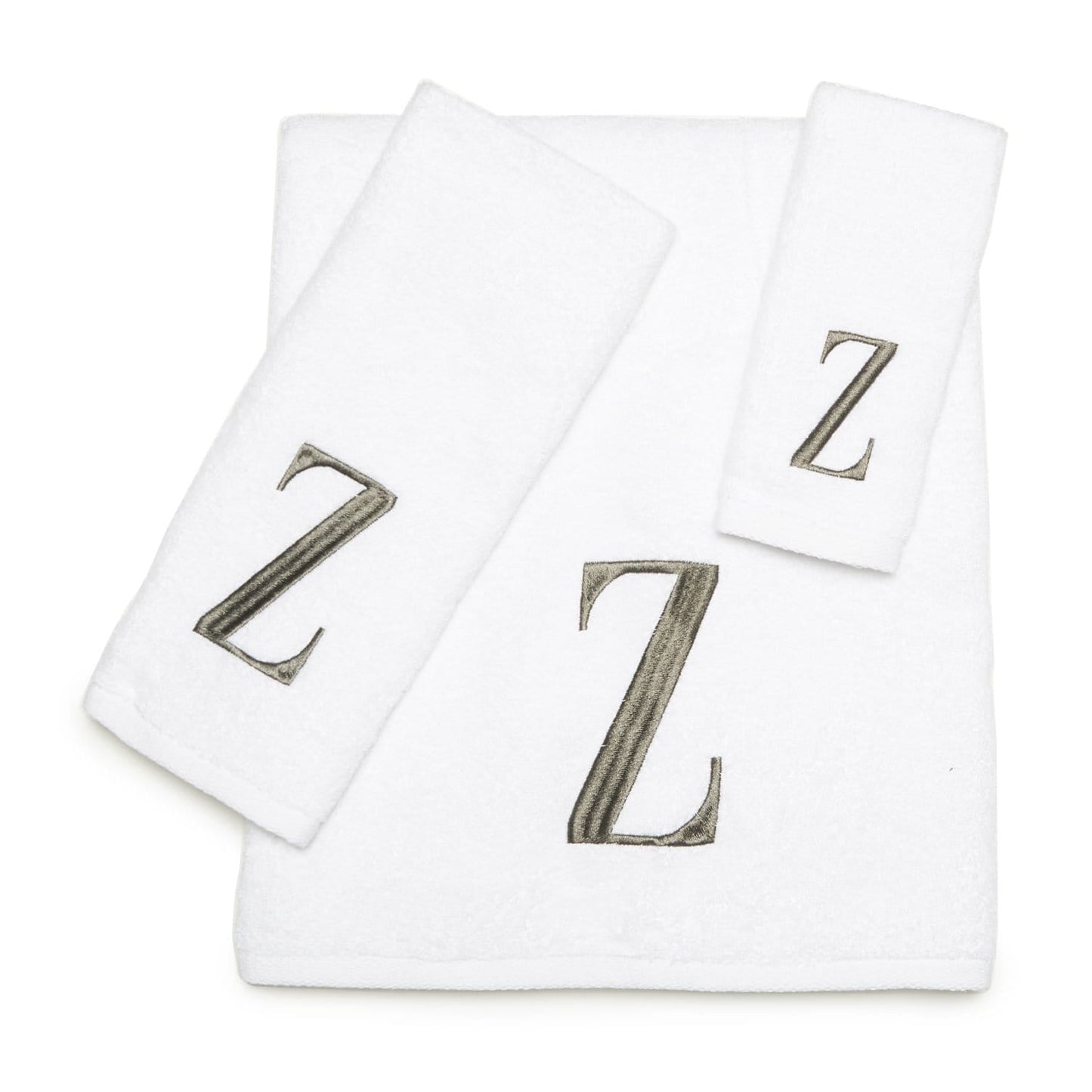 AVANTI MONOGRAM BLOCK LETTER Z - WHITE AND SILVER - 022574Z
