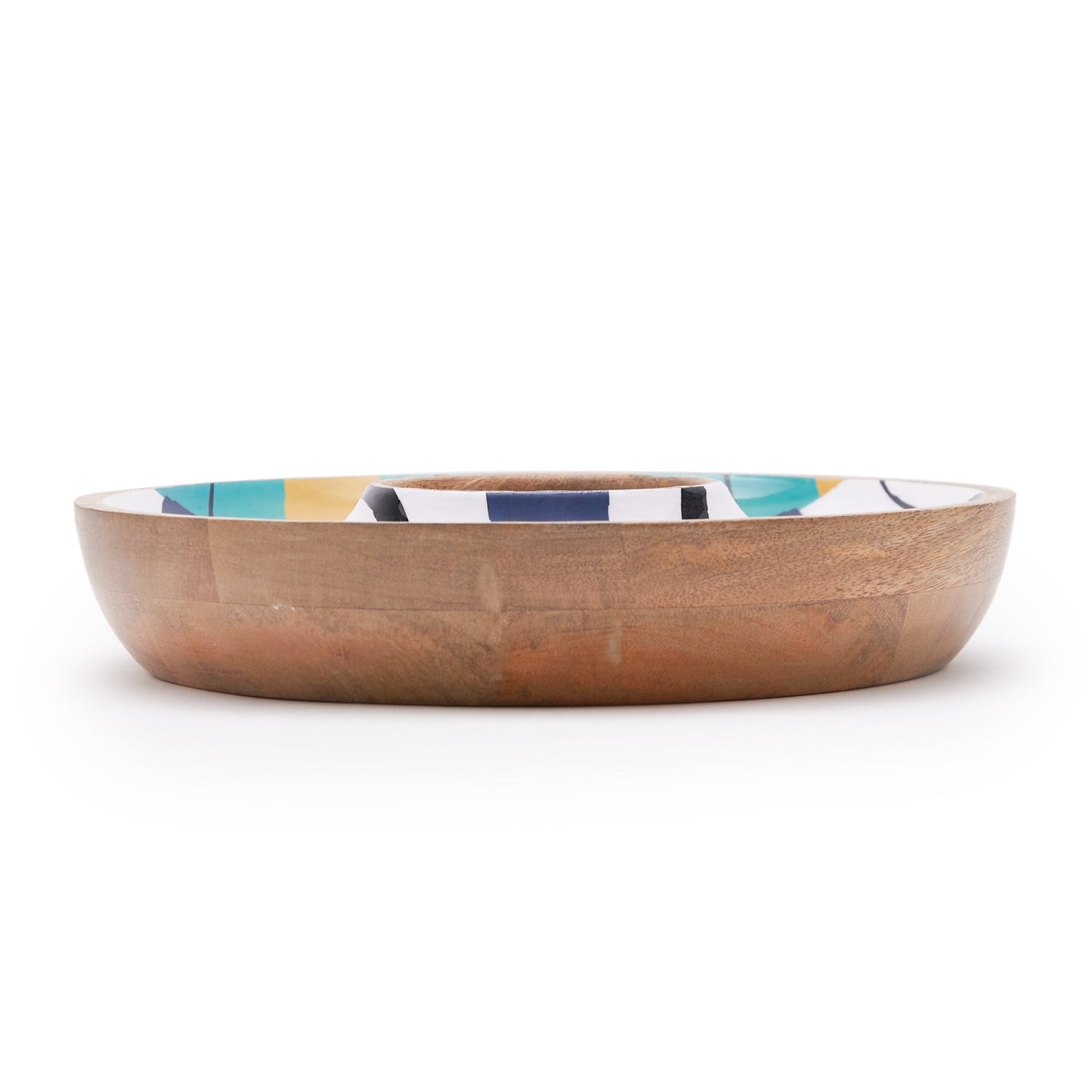 Indra Calandra Chip & Dip 15.25X15.25 Inches