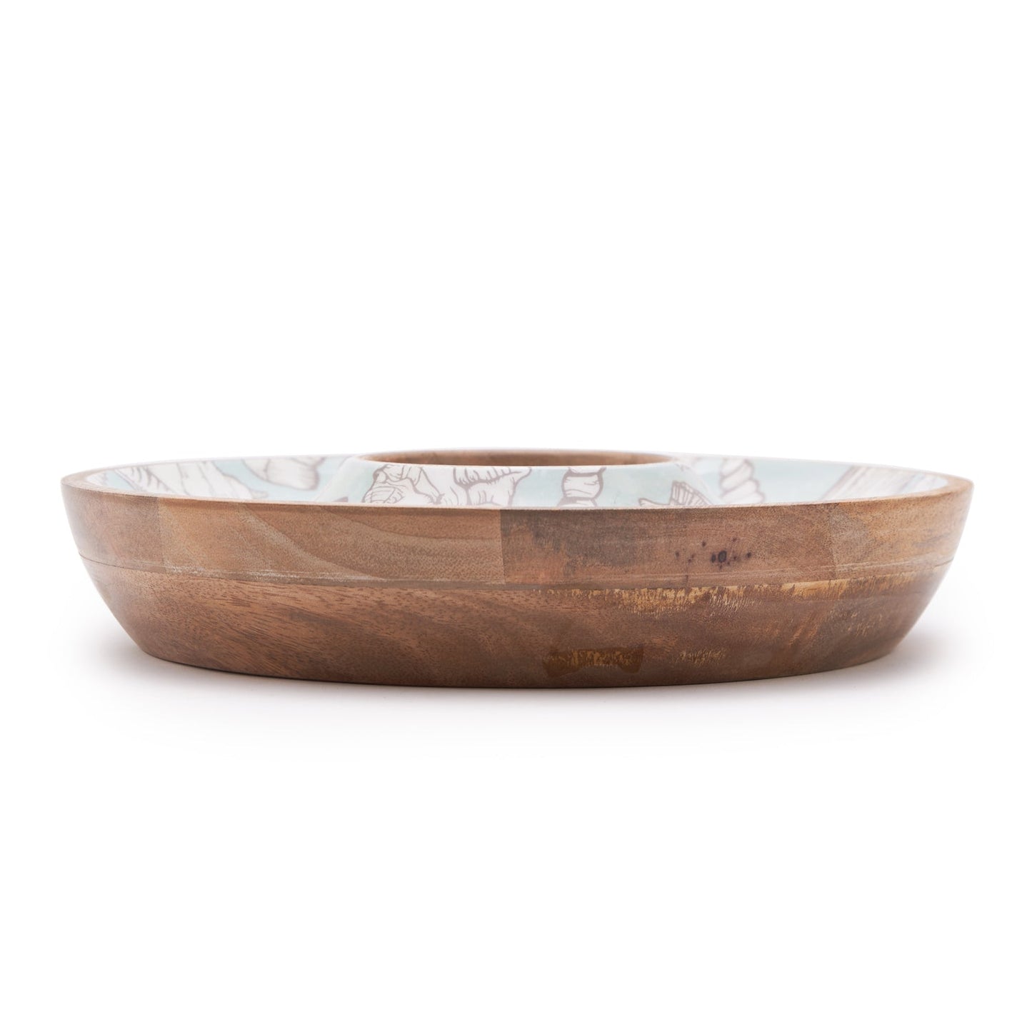 Indra Shells Chip & Dip 15.25X15.25 Inches