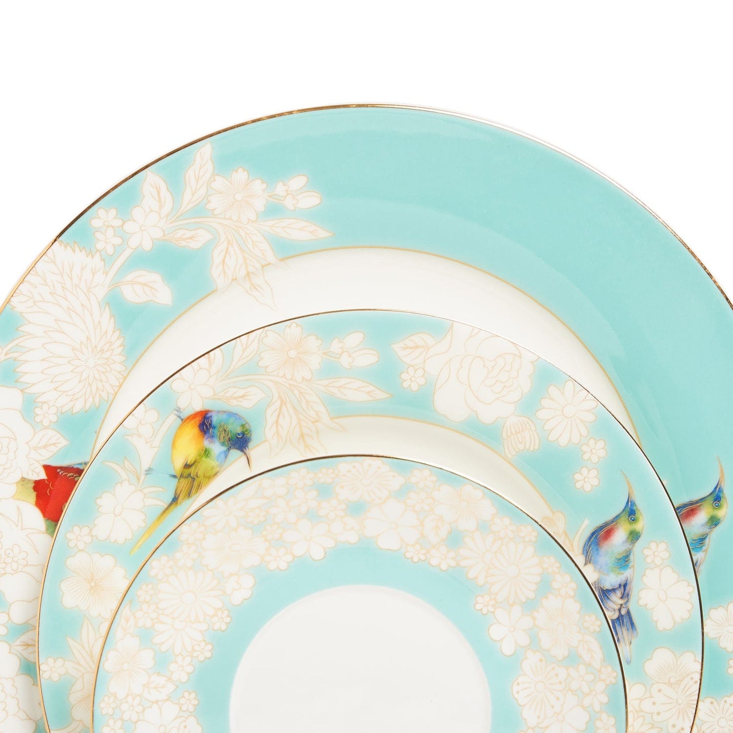 Stechcol Maureen Torquoise 85Pc Dinner Set