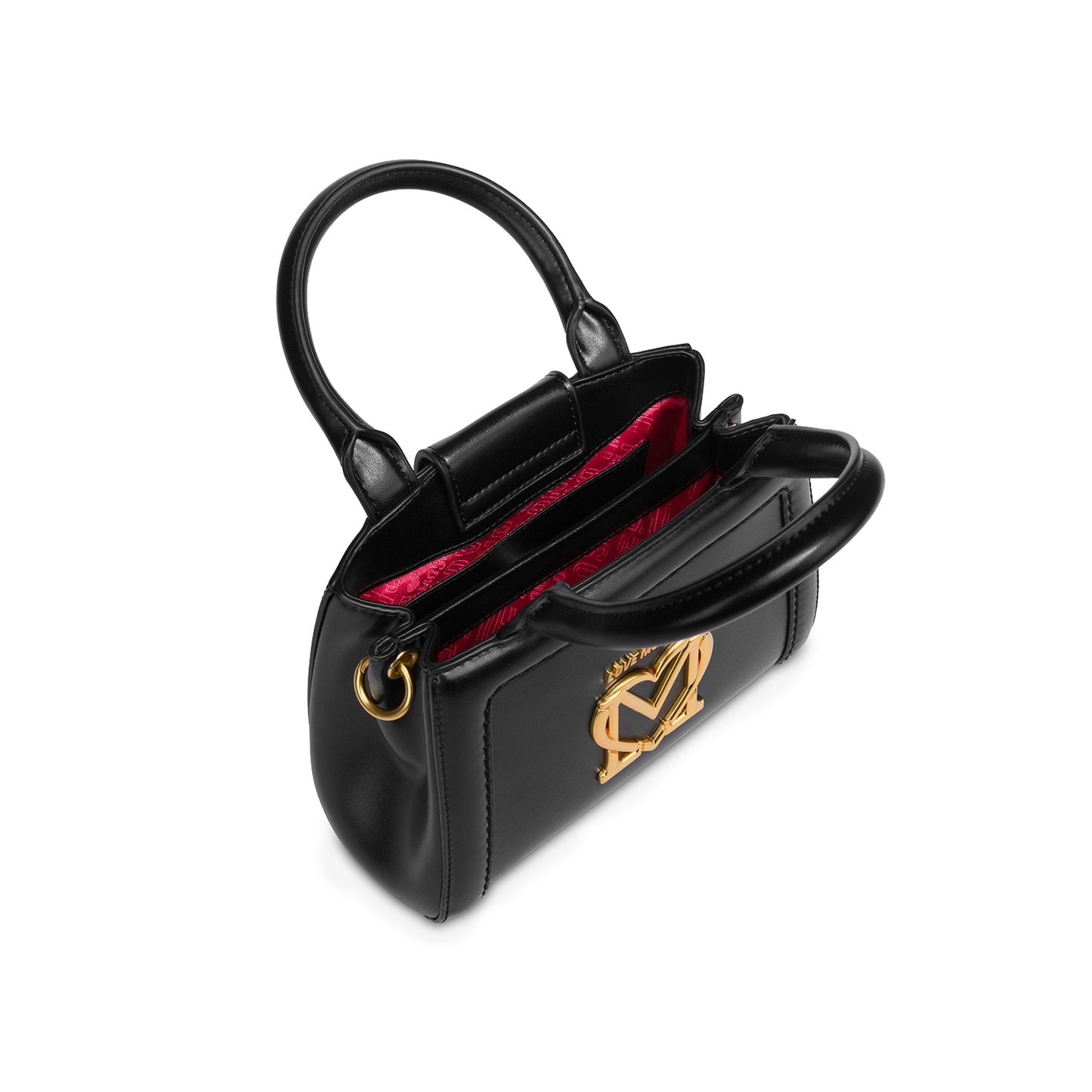 Love Moschino Mini Handbag With Foulard Black