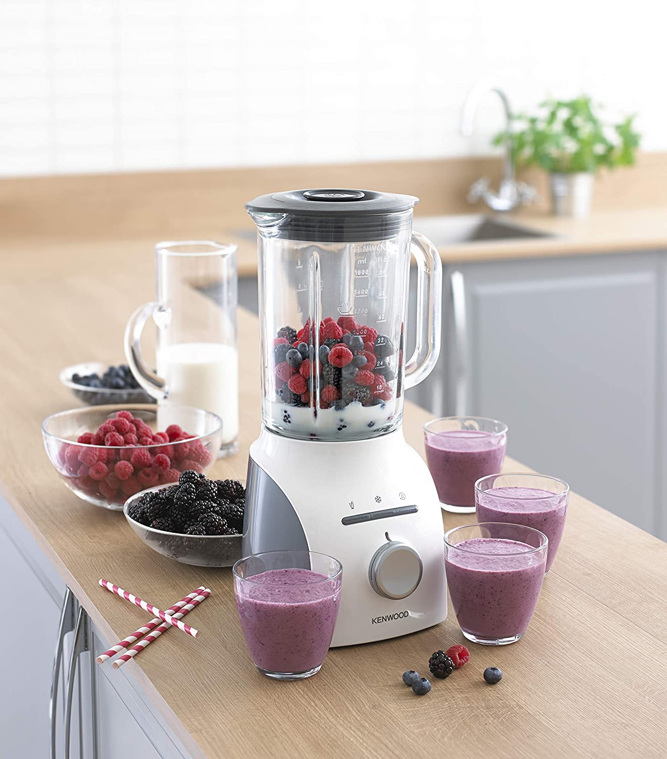 Kenwood Blender With Mill Blp605Wh