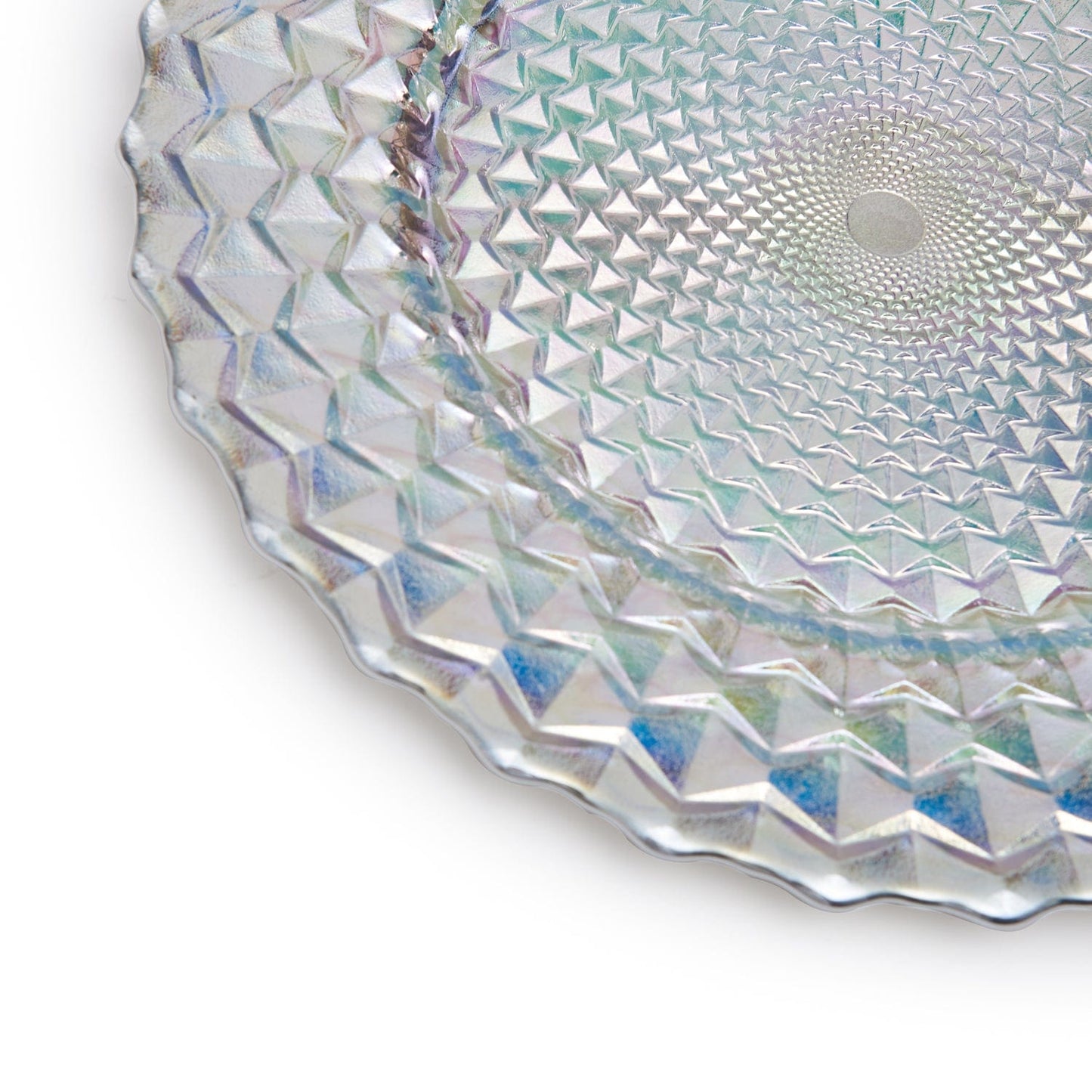 Charger Plate Silver Painted Luster And Plating Finish - 1Q2038-611