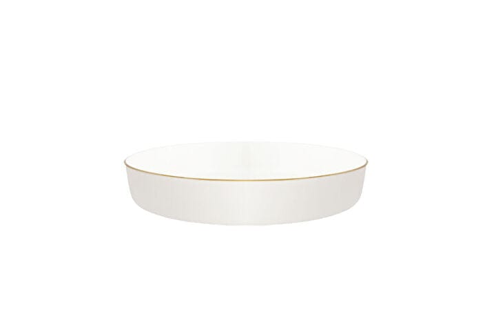 Porland Porselen Chopin Gold Banded Deep Plate 19Cm