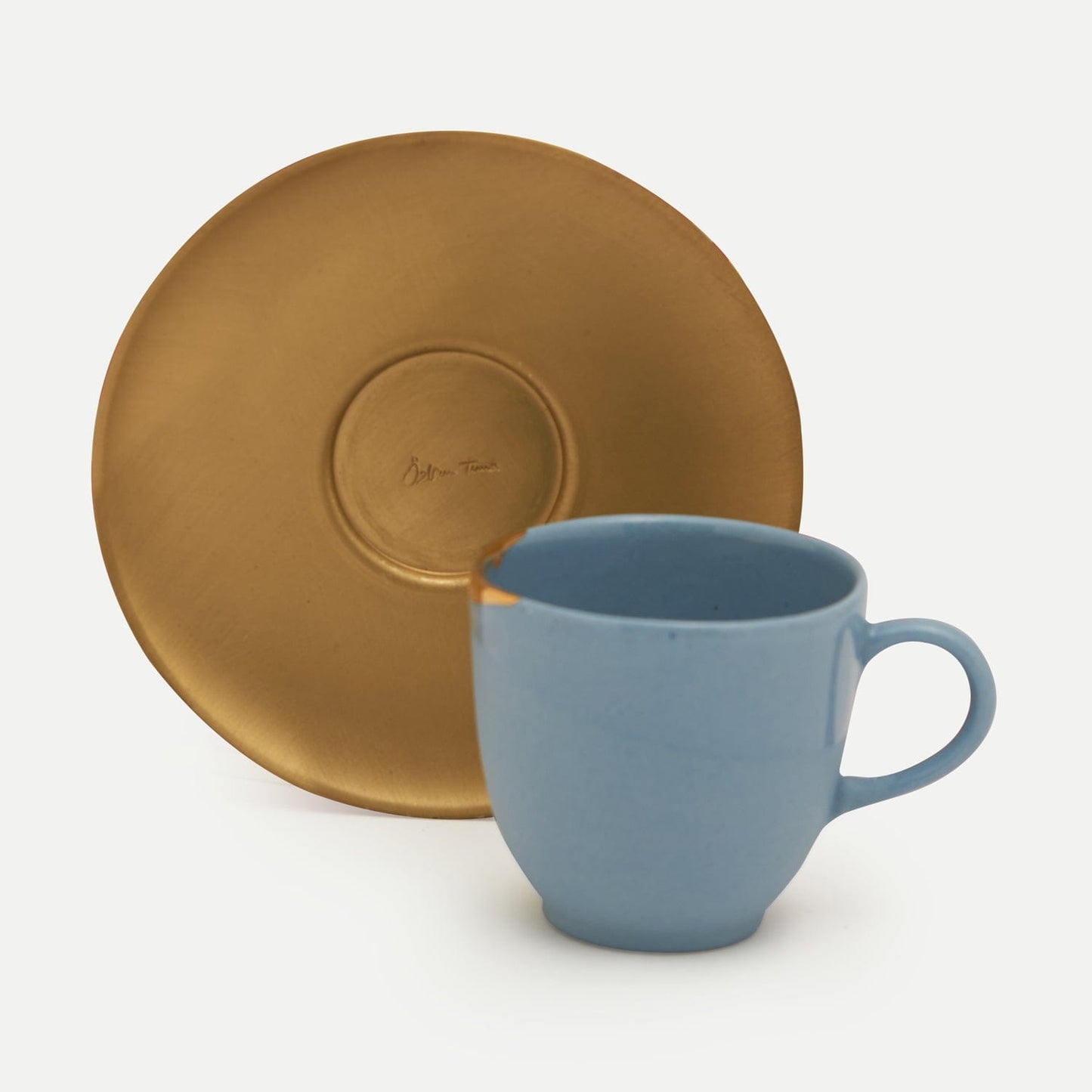Ozlem Tuna Mellow Gleam Cups Set Of 6 Blue - Kah087-B