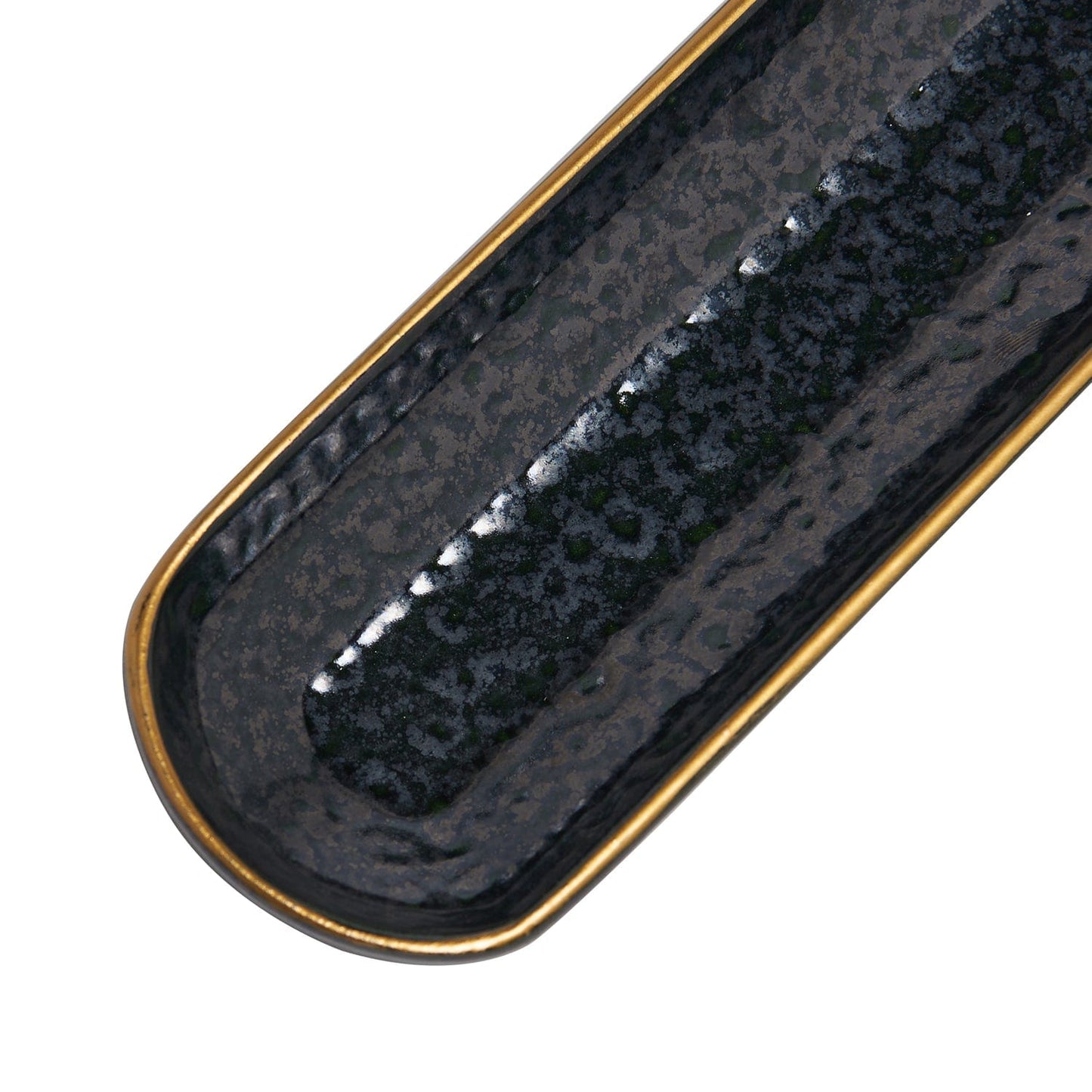 Black Pearl Olive Plate Set Of 2 Pcs