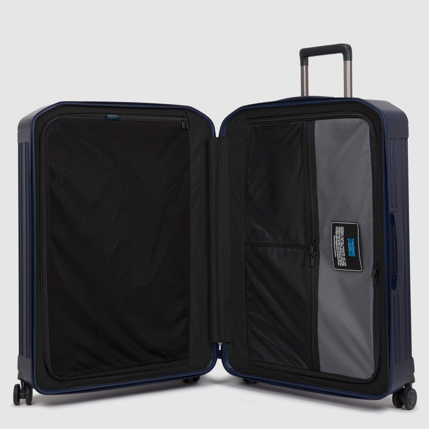 Piquadro Pq-Light 75Cm Hardcase 4 Double Wheel Large Check-In Trolley Matt Blue - Bv4428Pql/Bluo