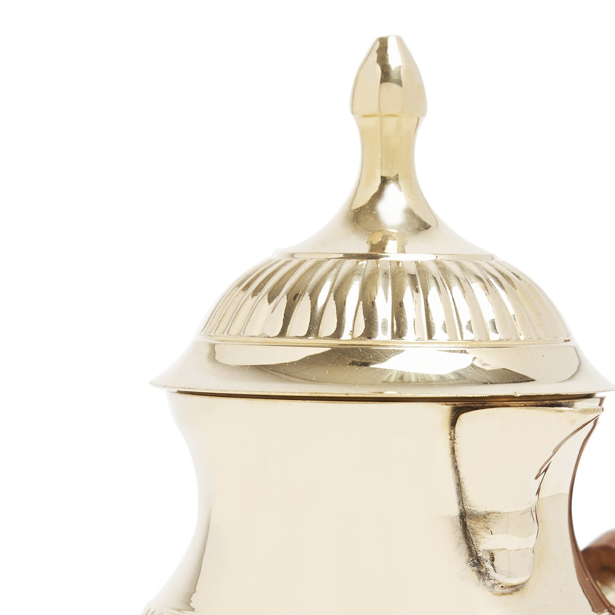 Fine Finish Handcraft Tea Pot W/Lid Handle Salaidar Polish