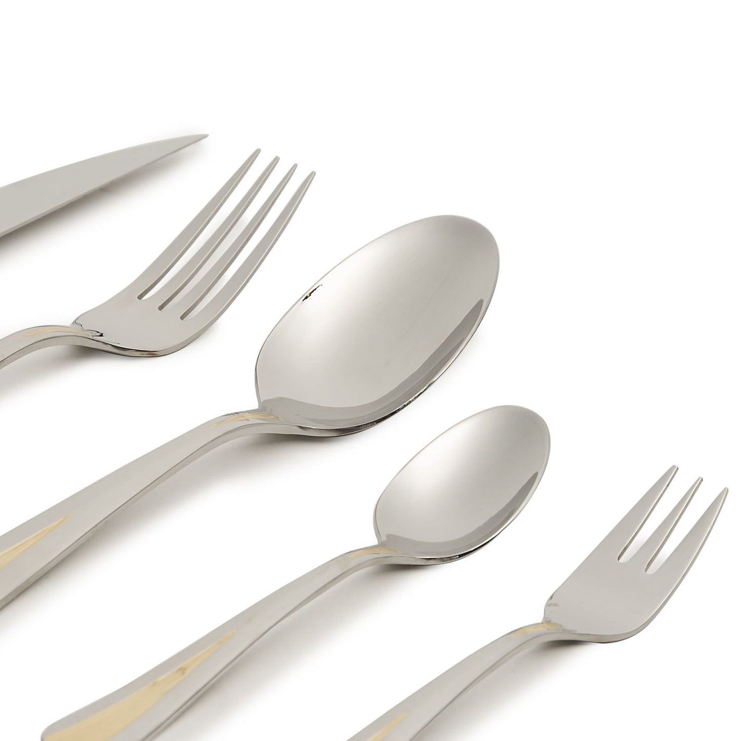 Eavan One Side Goldplated 68Pc Cutlery Set - Gl225/Gpbx