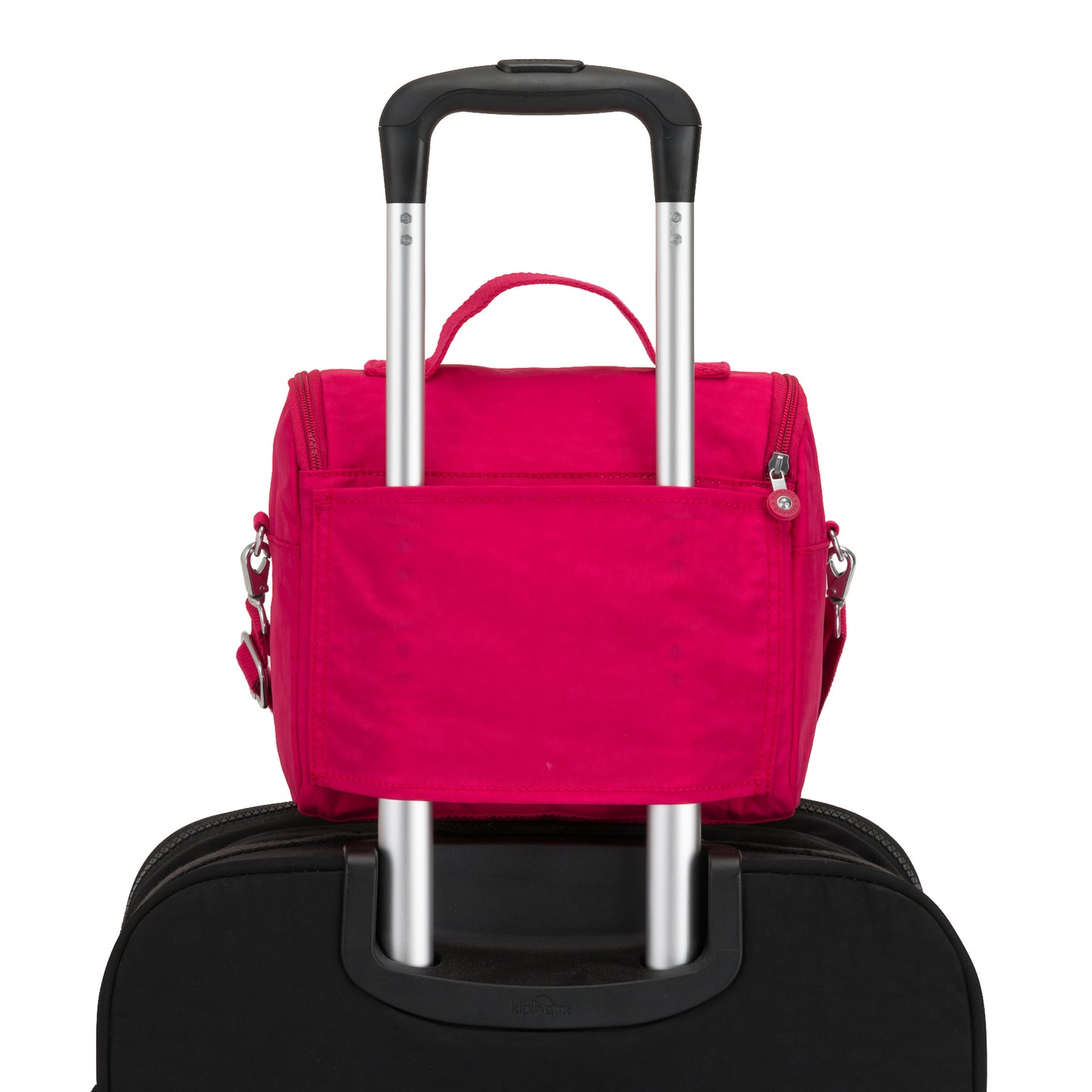 Kipling-New Kichirou-Large Lunchbag (With Trolley Sleeve)-True Pink-15289-09F