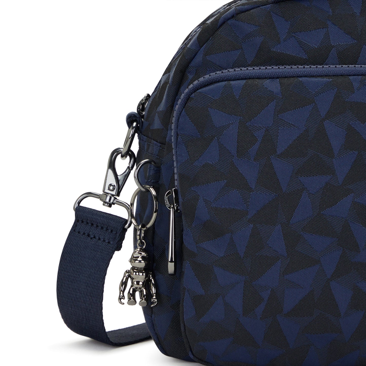 Kipling-Cool Defea-Medium Shoulderbag (With Removable Shoulderstrap)-Endless Navy Jacquard-I3954-3Qa