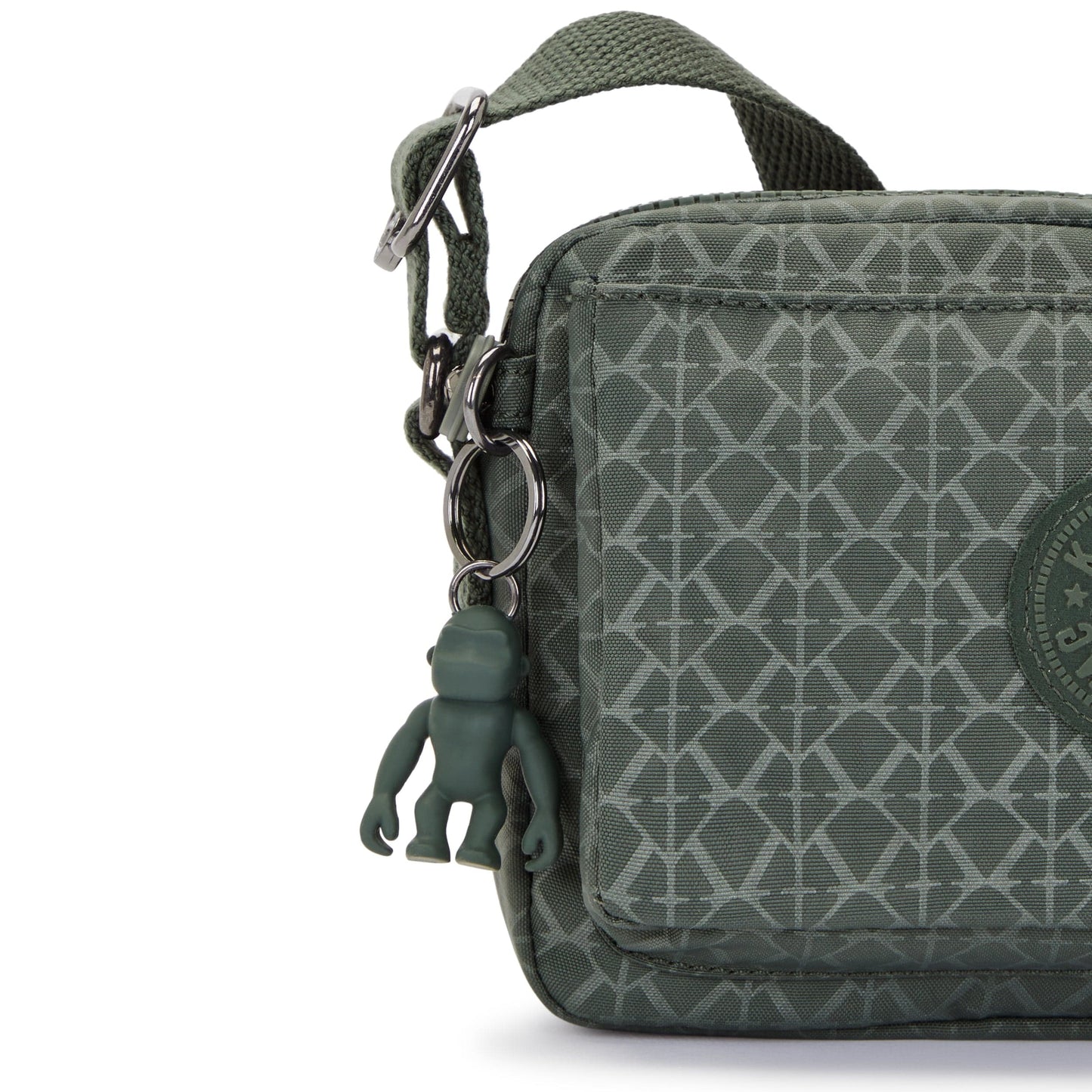 Kipling-Abanu-Small Crossbody-Sign Green Embosse-I7248-F6C