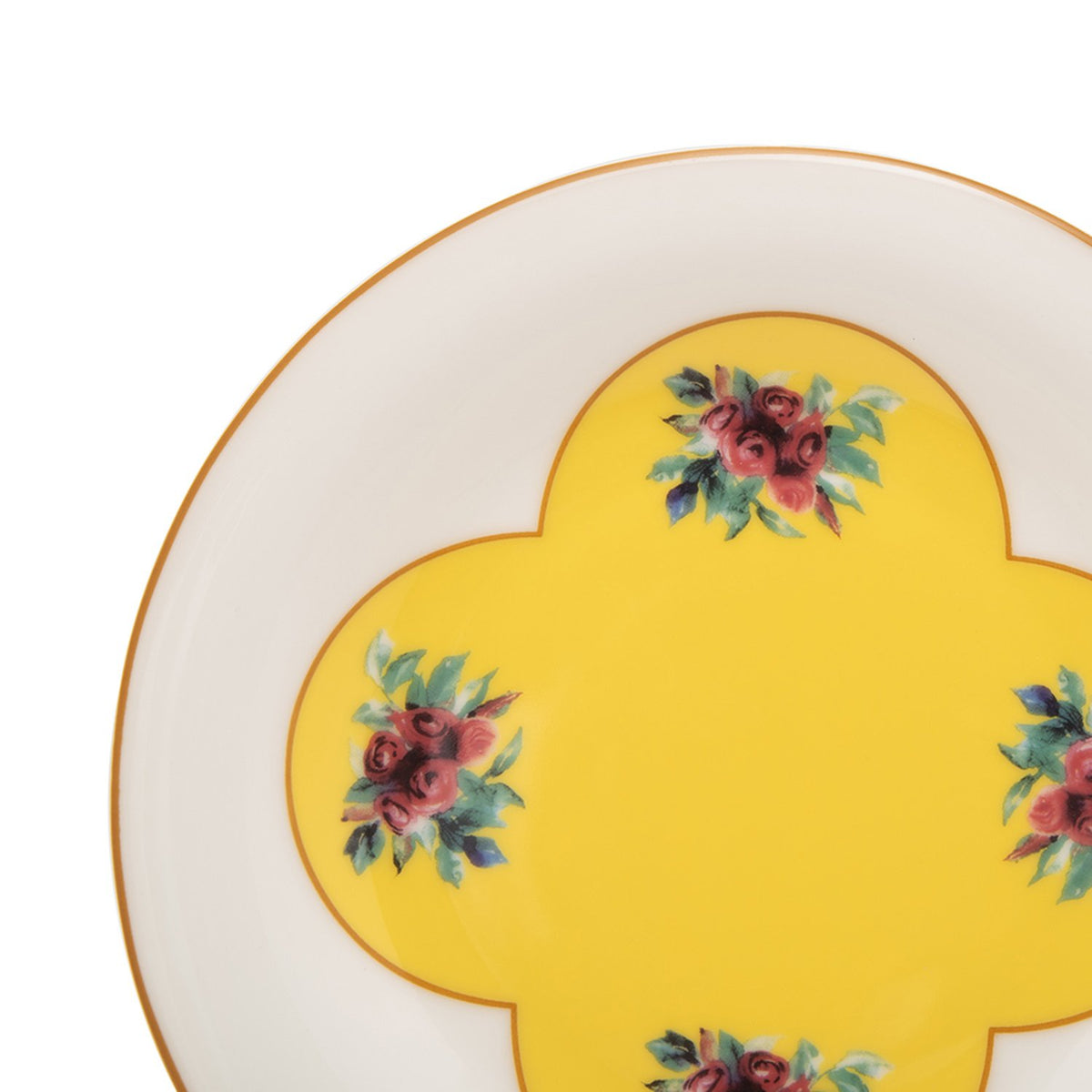 L'atelier FB Pastel Coupe Shape Dessert Plate Set - 20 x 20 cm, 6 Pieces - TC 4717 012 - Jashanmal Home