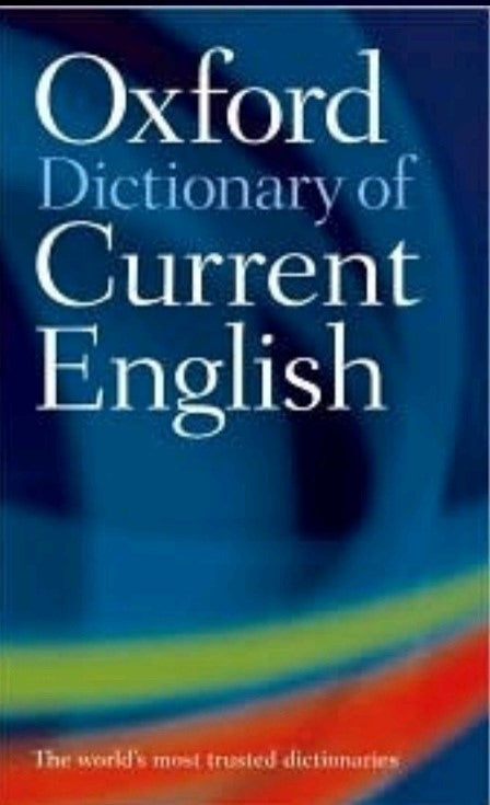 OXFORD DICTIONARY OF CURRENT ENGLISH