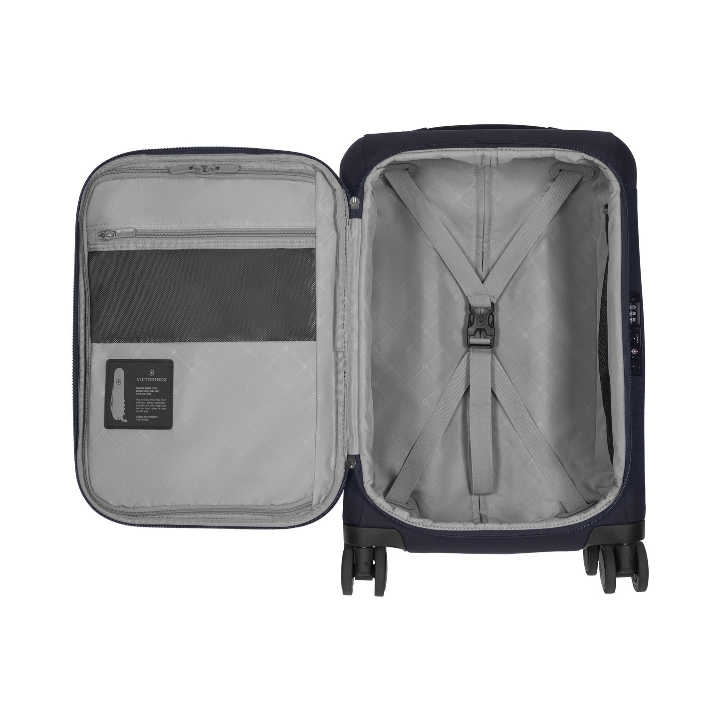 Victorinox Connex Frequent Flyer 55cm Softcase Expandable Cabin Luggage Trolley Deep Blue - 610965