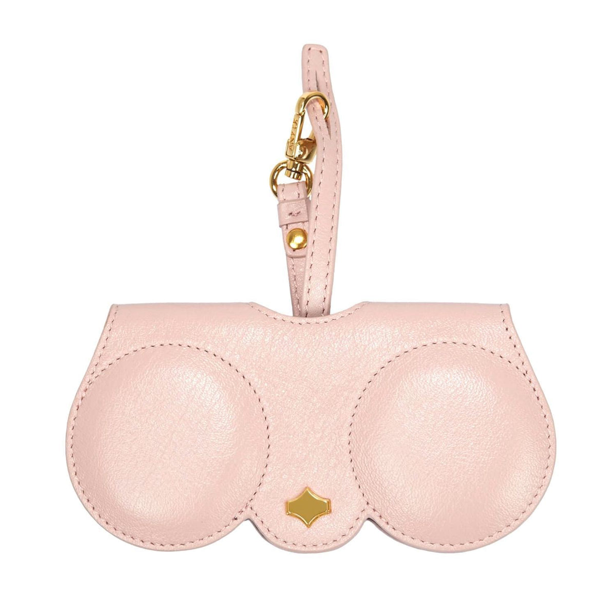Any Di Cowhide Leather Sunglasses Cover - Pink - SP101602-PK - Jashanmal Home