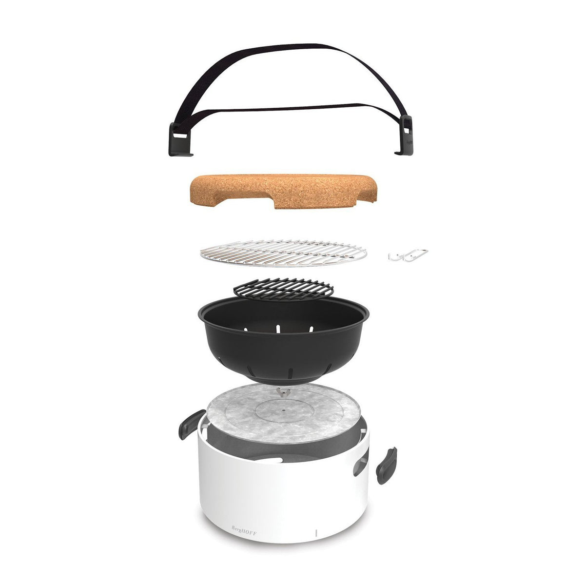 Berghoff Studio 35 Cm White Table Bbq - 2415600